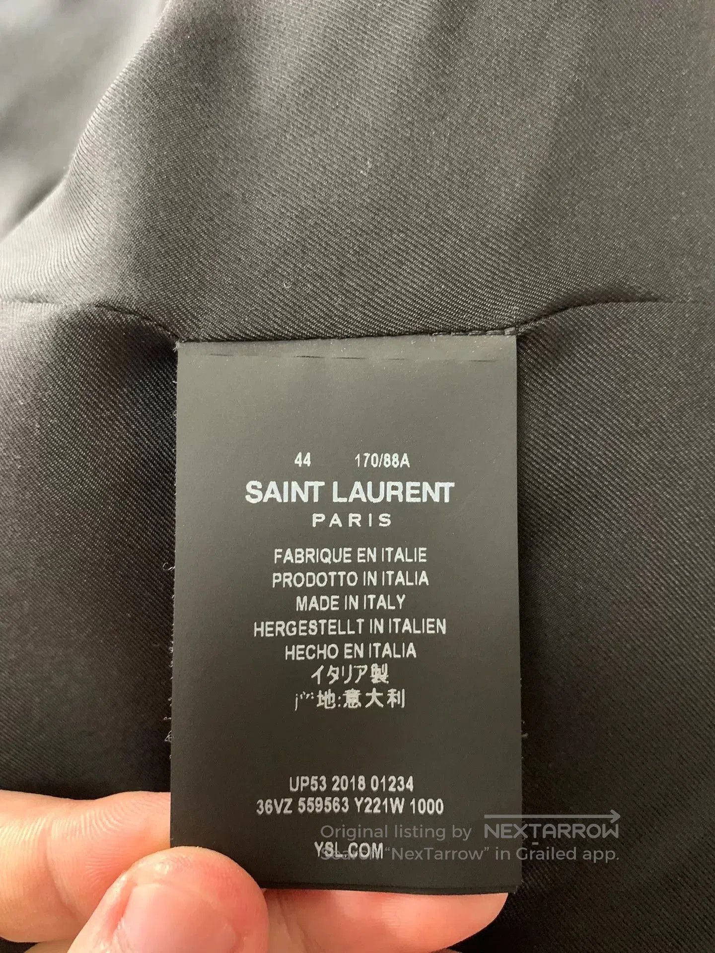 Saint Laurent Paris Saint Laurent Black Double-Breasted Blazer. Size US S / EU 44-46 / 1 - 4 Thumbnail