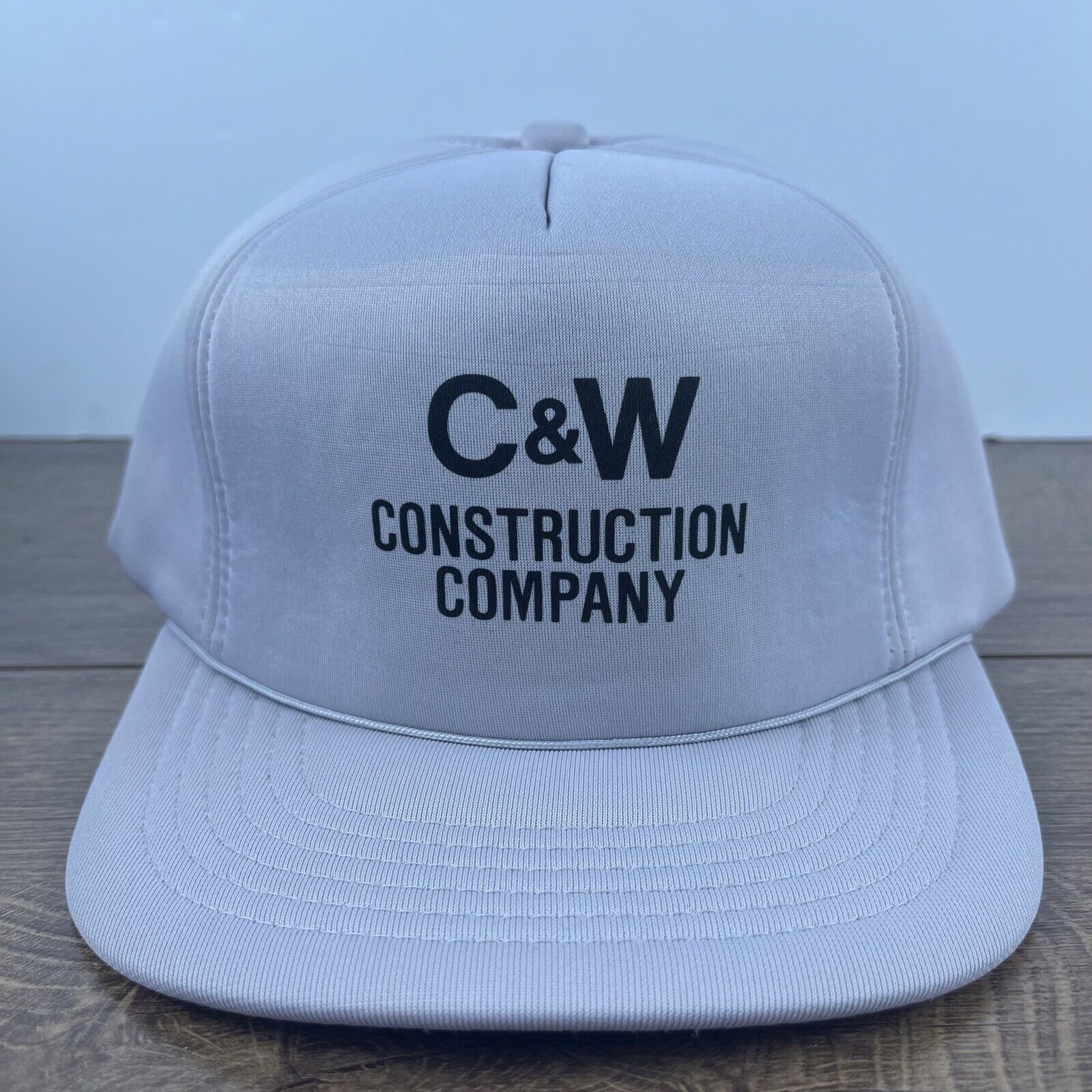 Other C&W Construction Company Hat Gray Cap Snapback Adjustable Gr Size ONE SIZE - 1 Thumbnail