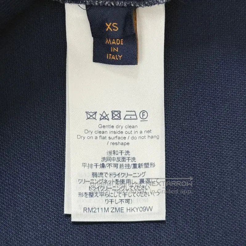 Louis Vuitton Louis Vuitton Men's Blue Cotton Sweatshirt . Size US XS / EU 42 / 0 - 4 Thumbnail