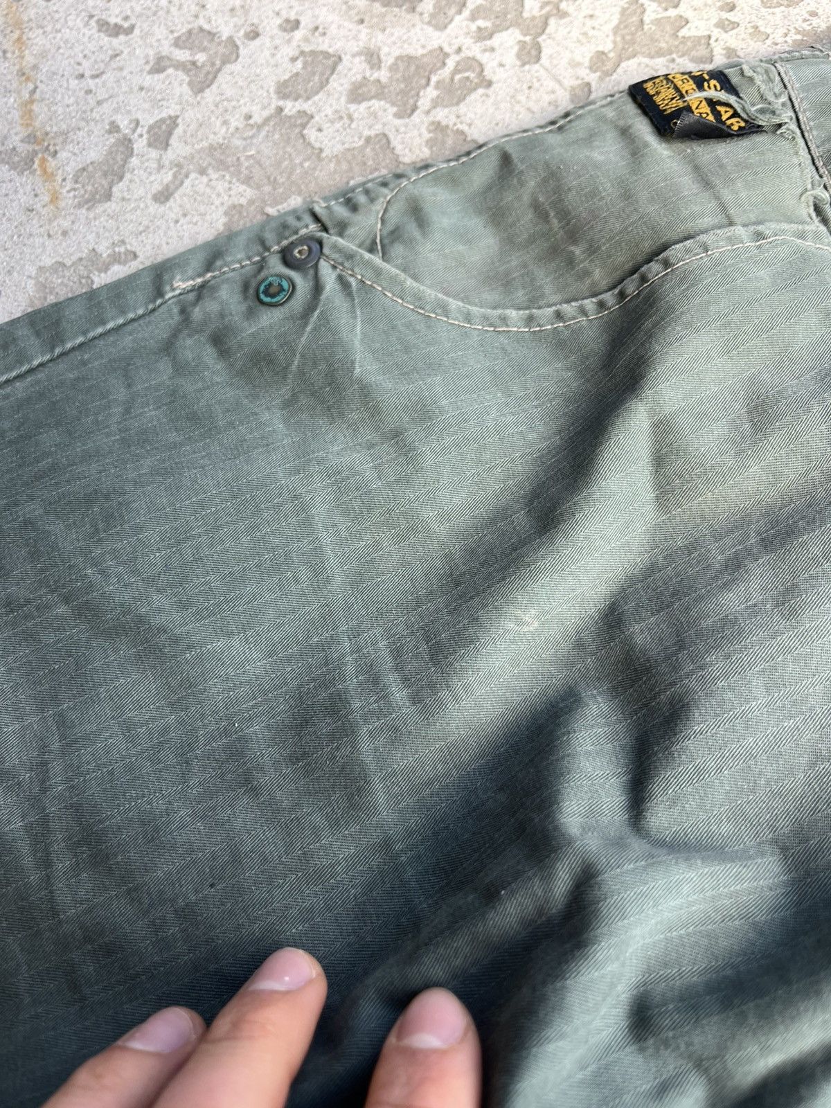 G-Star Vintage G-Star Raw Big Logo Japanese Distressed Faded Pants Size US 32 / EU 48 - 10 Thumbnail
