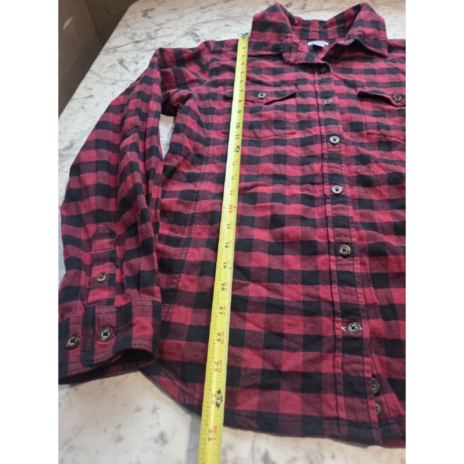 Carhartt Carhartt Women’s Flannel Shirt Button-Up Plaid Sz M Medium Multicolor Blue Logo Pockets Long Sleeve Casual Button-Up Mens? Size M / US 6-8 / IT 42-44 - 6 Thumbnail