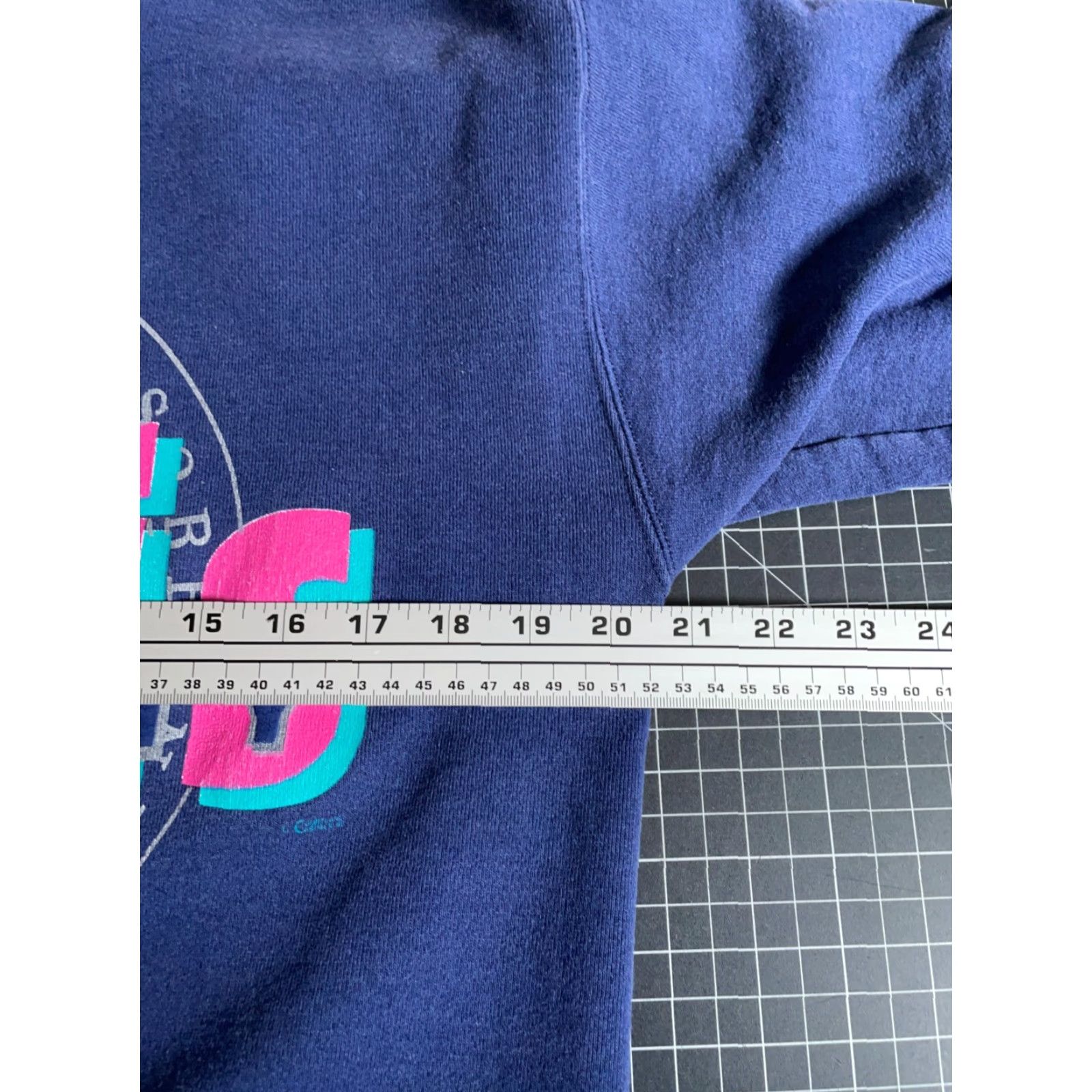 Vintage VINTAGE University Paris Sweatshirt Adult Medium Dark Blue Boxy Fit France Size US M / EU 48-50 / 2 - 5 Thumbnail