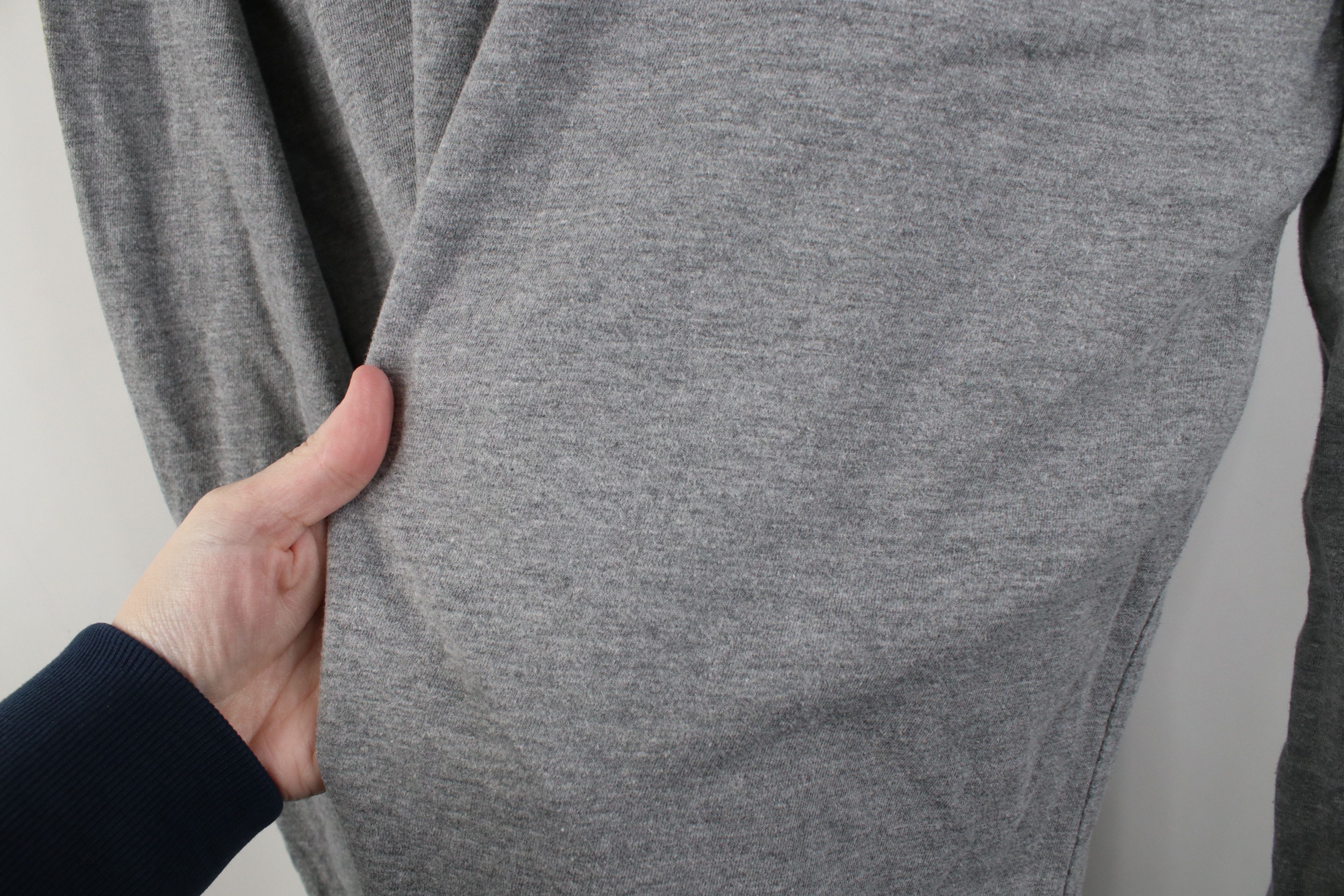 Vintage Vintage 90s Streetwear Mock Neck Long Sleeve T-Shirt Gray Size US L / EU 52-54 / 3 - 6 Thumbnail