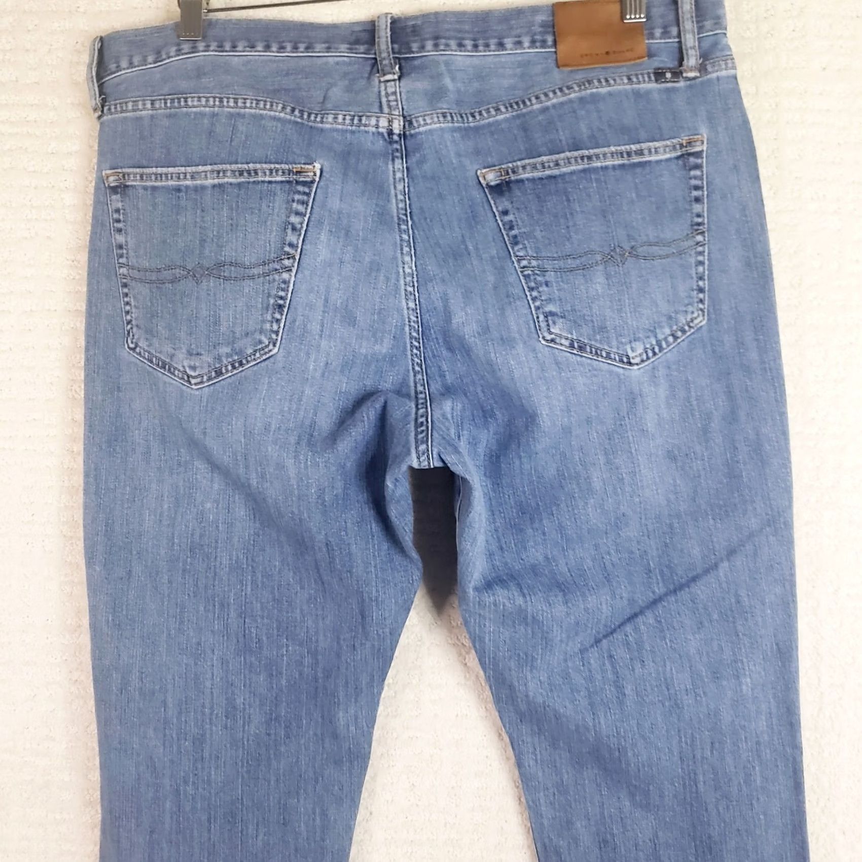 Lucky Brand Lucky Brand 410 Athletic Slim Denim Jeans Blue Men’s 38X30 Slim Straight 5-Pocket Logo USA Vintage No Size US 38 / EU 54 - 6 Thumbnail