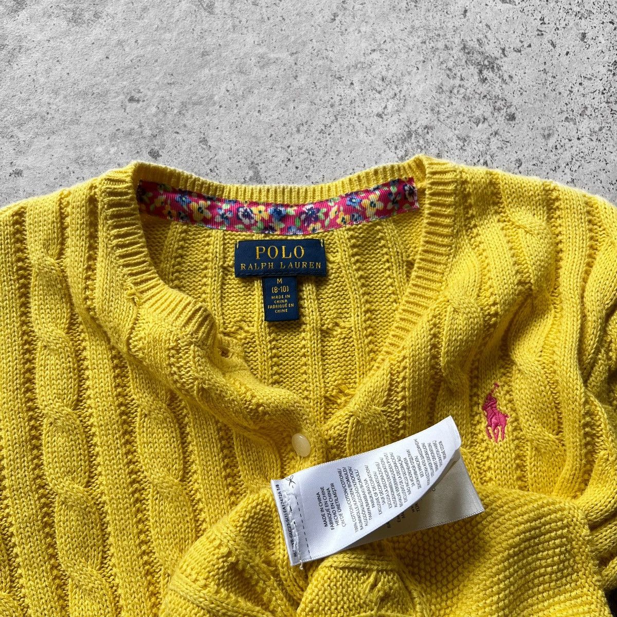 Polo Ralph Lauren Polo Ralph Lauren Yellow Long Sleeve Cardigan Sweater Shirt Size XXS / US 00 / IT 34 - 4 Thumbnail