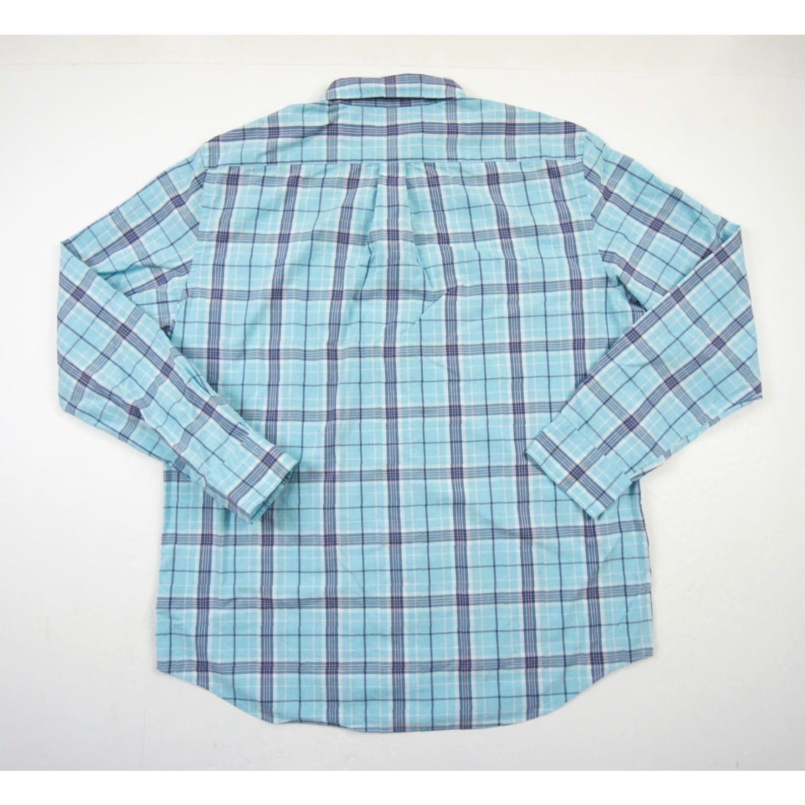 Vineyard Vines Vineyard Vines Men's Classic Fit Tucker Button-Up Shirt Large Blue Check Long Sleeve Size US L / EU 52-54 / 3 - 5 Thumbnail