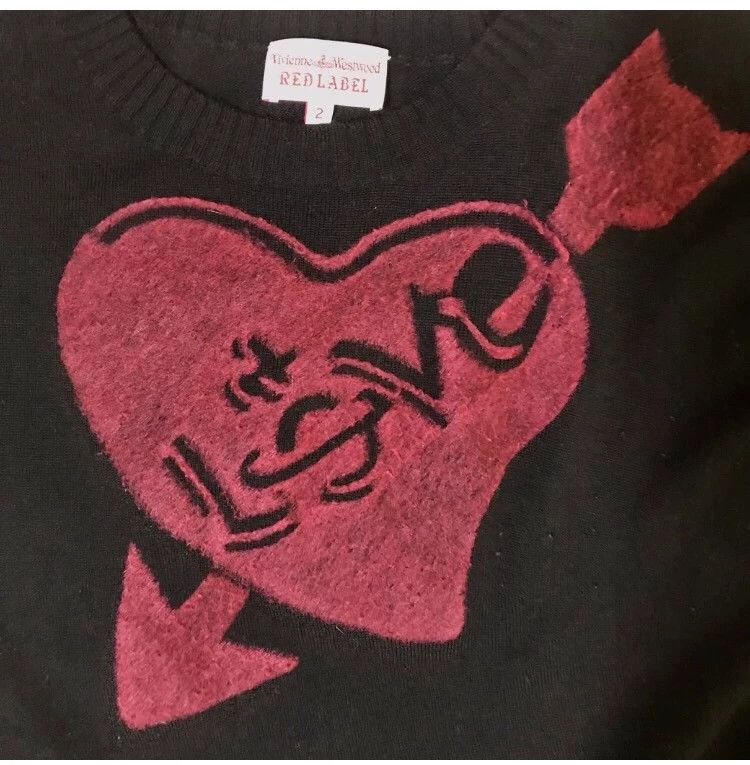 Vivienne Westwood Vivienne Westwood LOVE three-dimensional embroidered irreg Size M / US 6-8 / IT 42-44 - 2 Thumbnail