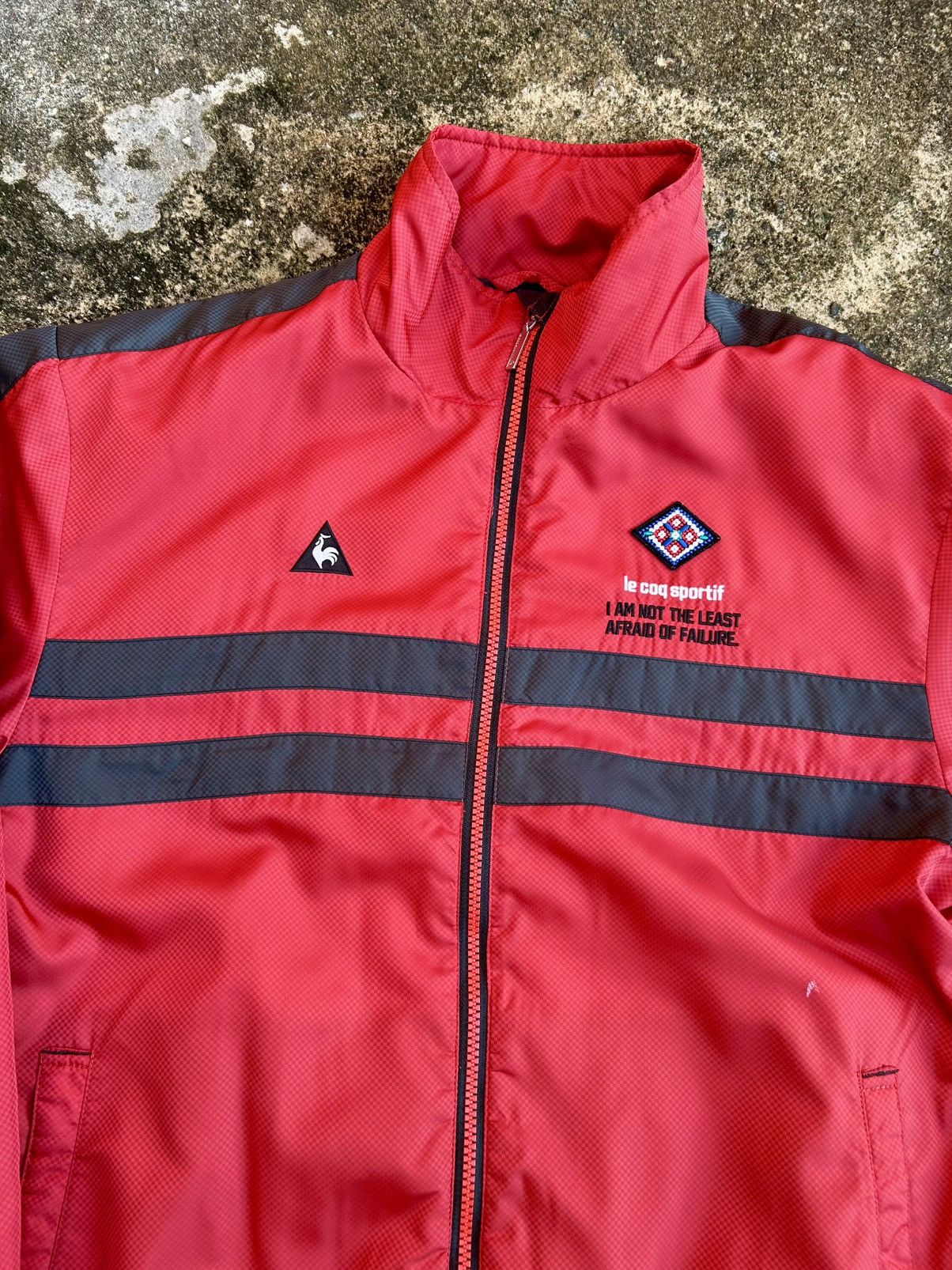 Japanese Brand × Vintage Lecoqsportif Golf Collection Nylon Zipper Jacket Size US L / EU 52-54 / 3 - 5 Thumbnail