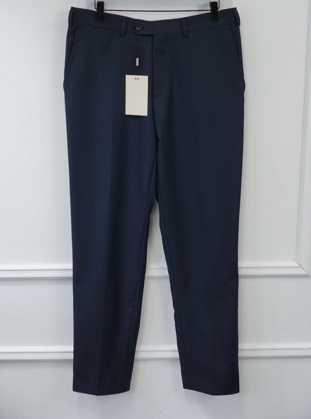 Suitsupply Men Suitsupply Pants Navy Blue Wool Brescia S110 UK/US38 Size 38R - 1 Thumbnail