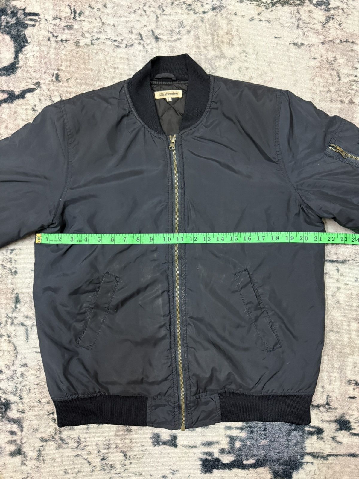 Japanese Brand × Restoration × Vintage RESTORATION BOMBER JACKET Size US S / EU 44-46 / 1 - 14 Thumbnail