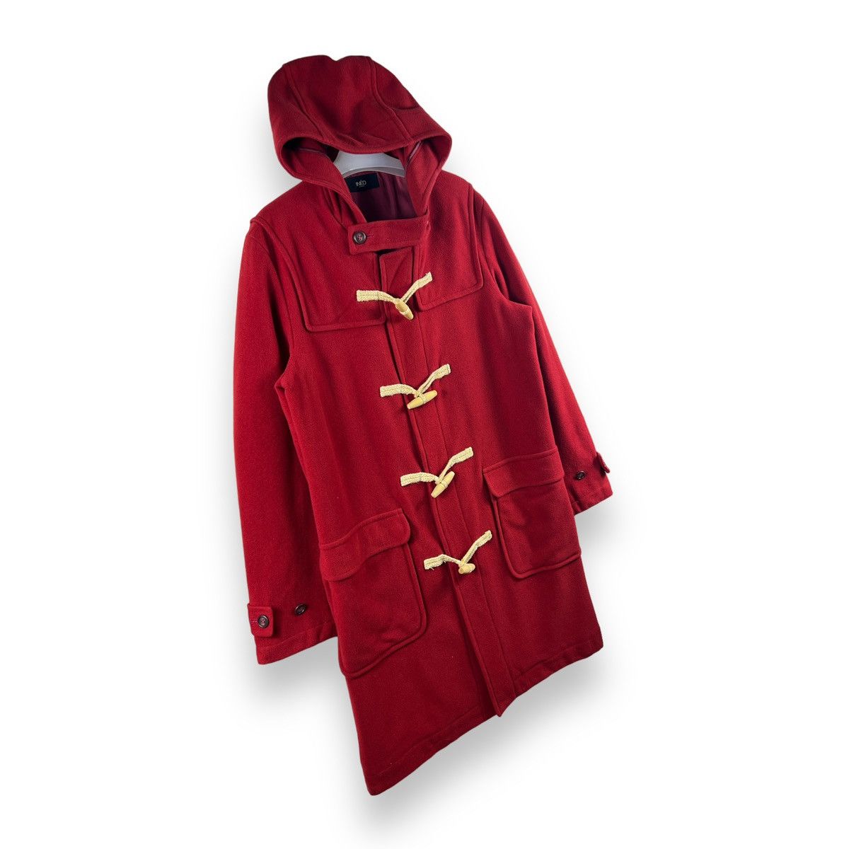 Japanese Brand 🔥 iNED JAPAN WOOL LONG DUFFLE COAT Size US M / EU 48-50 / 2 - 3 Thumbnail