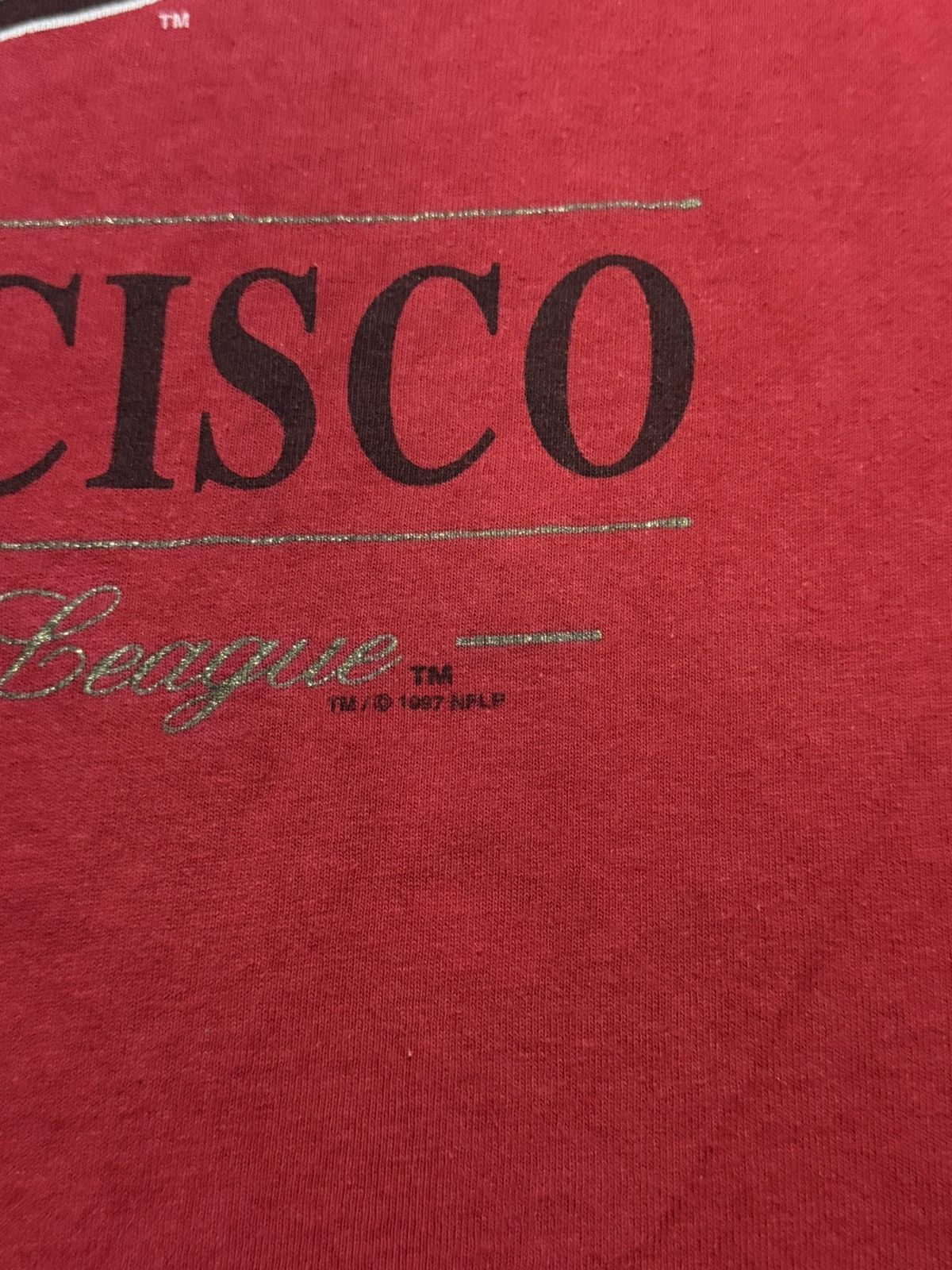 Lee Vintage 90s t shirt San Francisco 49ers Size US L / EU 52-54 / 3 - 5 Thumbnail