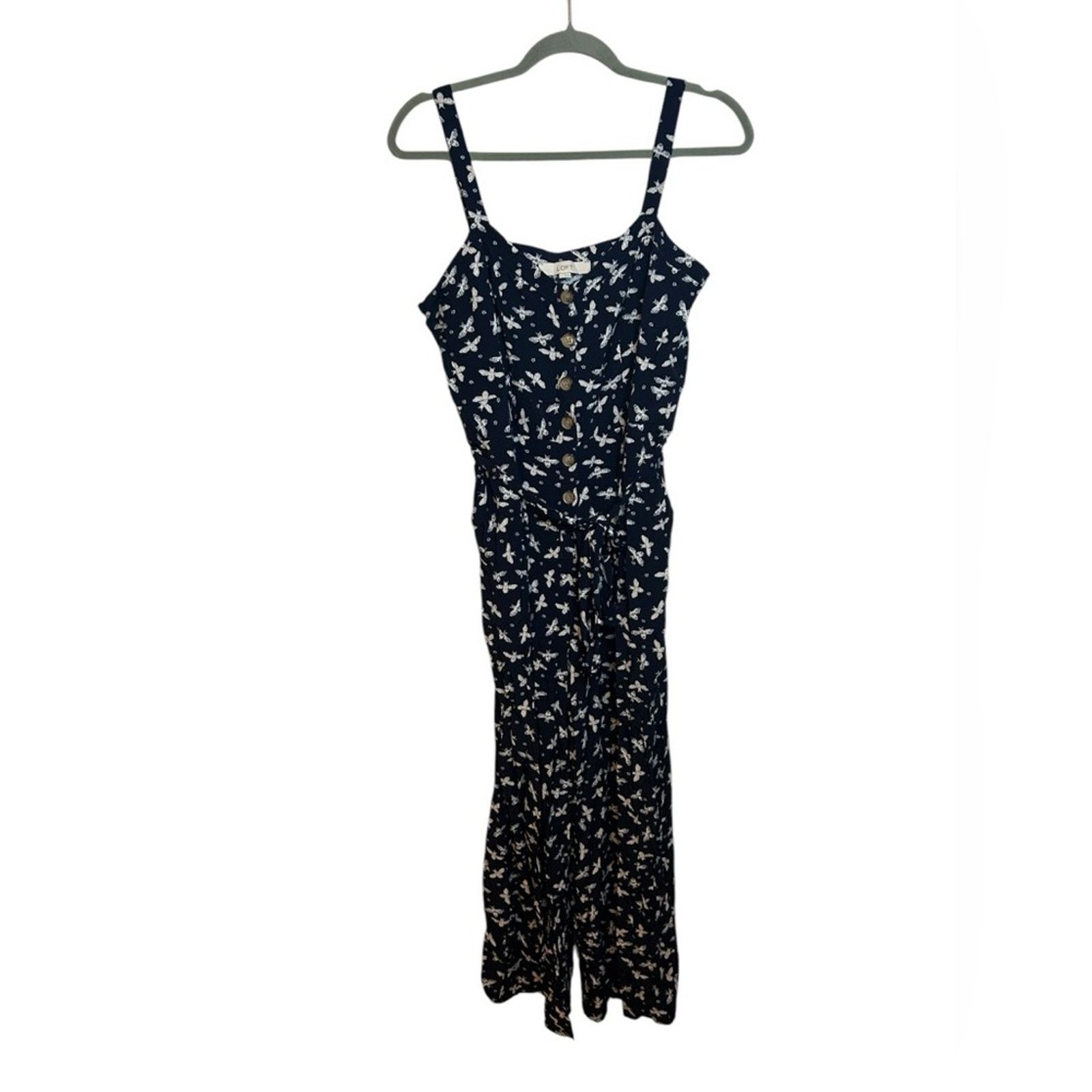 Loft Loft Bee Strappy Jumpsuit Size 28" / US 6 / IT 42 - 1 Thumbnail