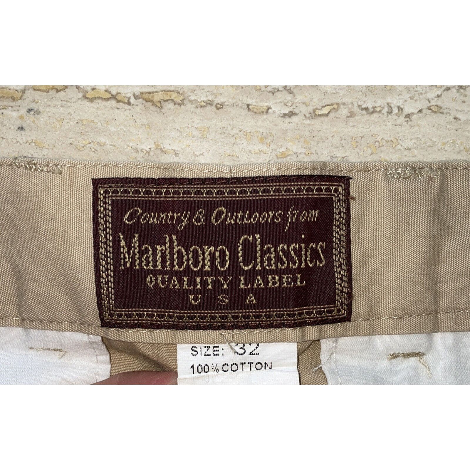 Marlboro Classics Marlboro Classics Adult Mens 32 Chino Pants Light Brown Size US 32 / EU 48 - 2 Thumbnail