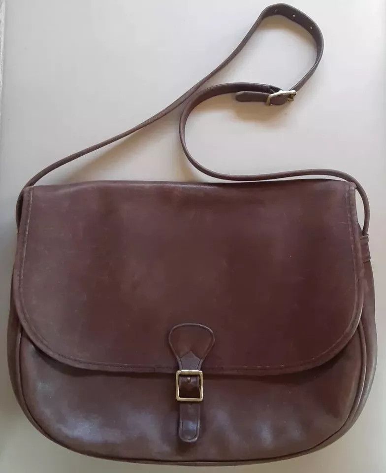Ardene Unisex Leather Shoulder Messenger Bag Swaine Adeney London Size ONE SIZE - 1 Thumbnail