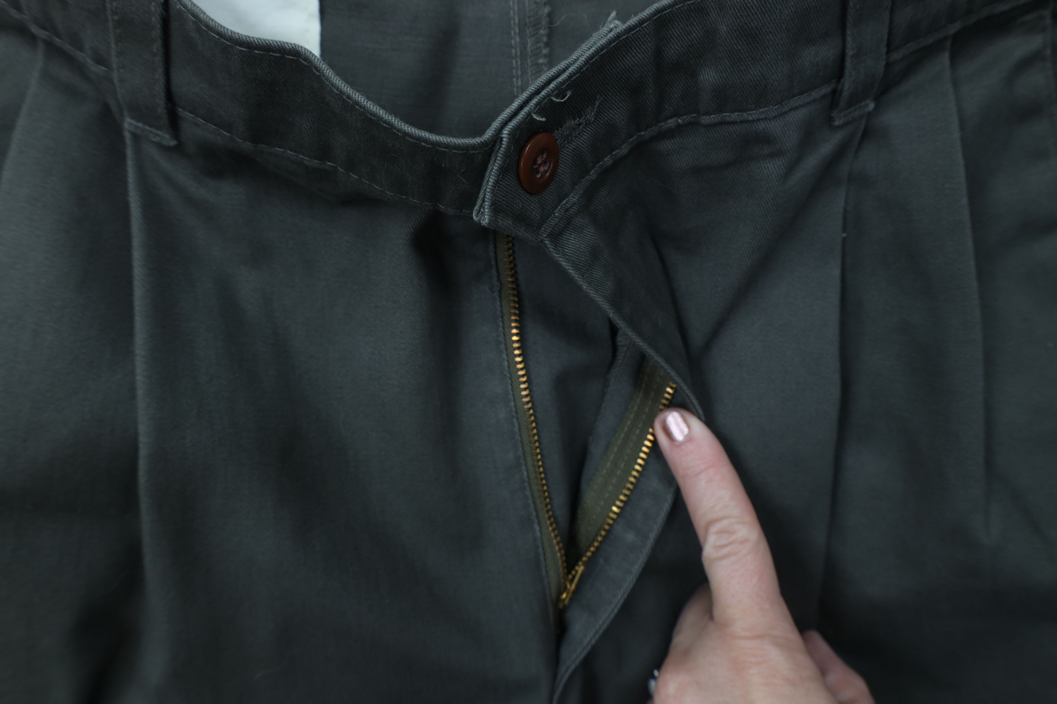 Dockers Vintage 90s Dockers Straight Leg Chino Pants Green USA Size US 34 / EU 50 - 5 Thumbnail