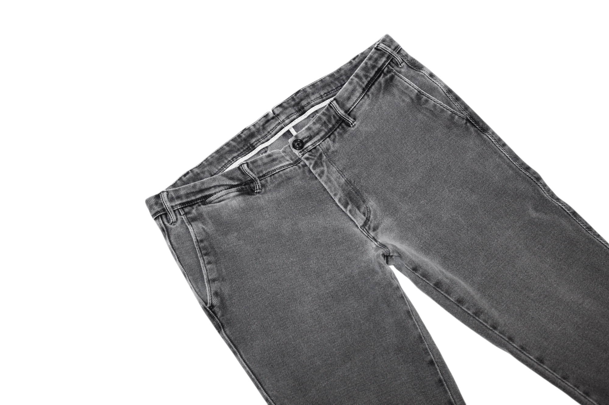 L.B.M. 1911 Molfetta Tideo Retro WashTwill Denim Stretch Cotton Pants Size US 38 / EU 54 - 2 Thumbnail