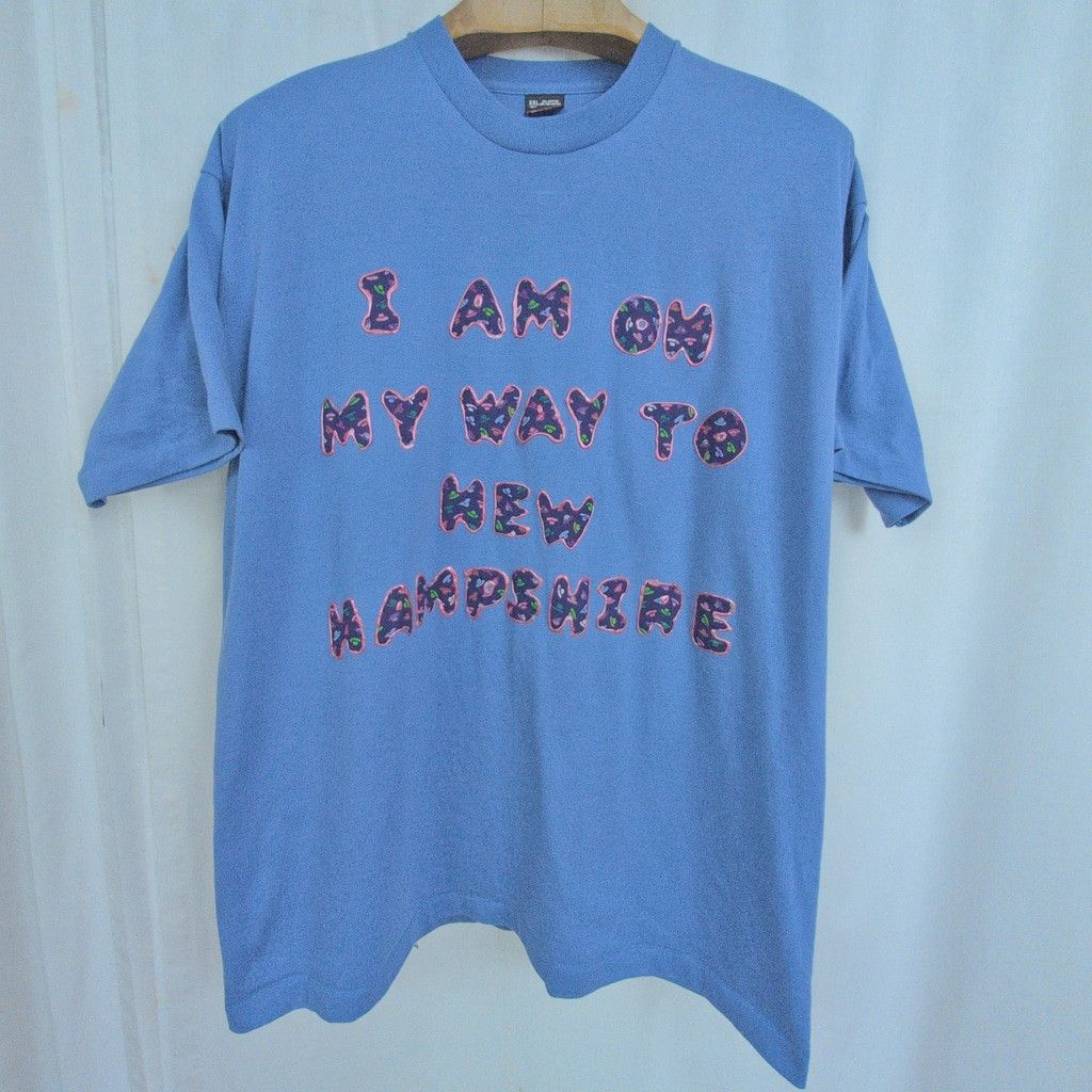 Fruit Of The Loom Vintage I am on my way to New Hampshire Cozy Rustic T-Shirt Size US XXL / EU 58 / 5 - 1 Thumbnail