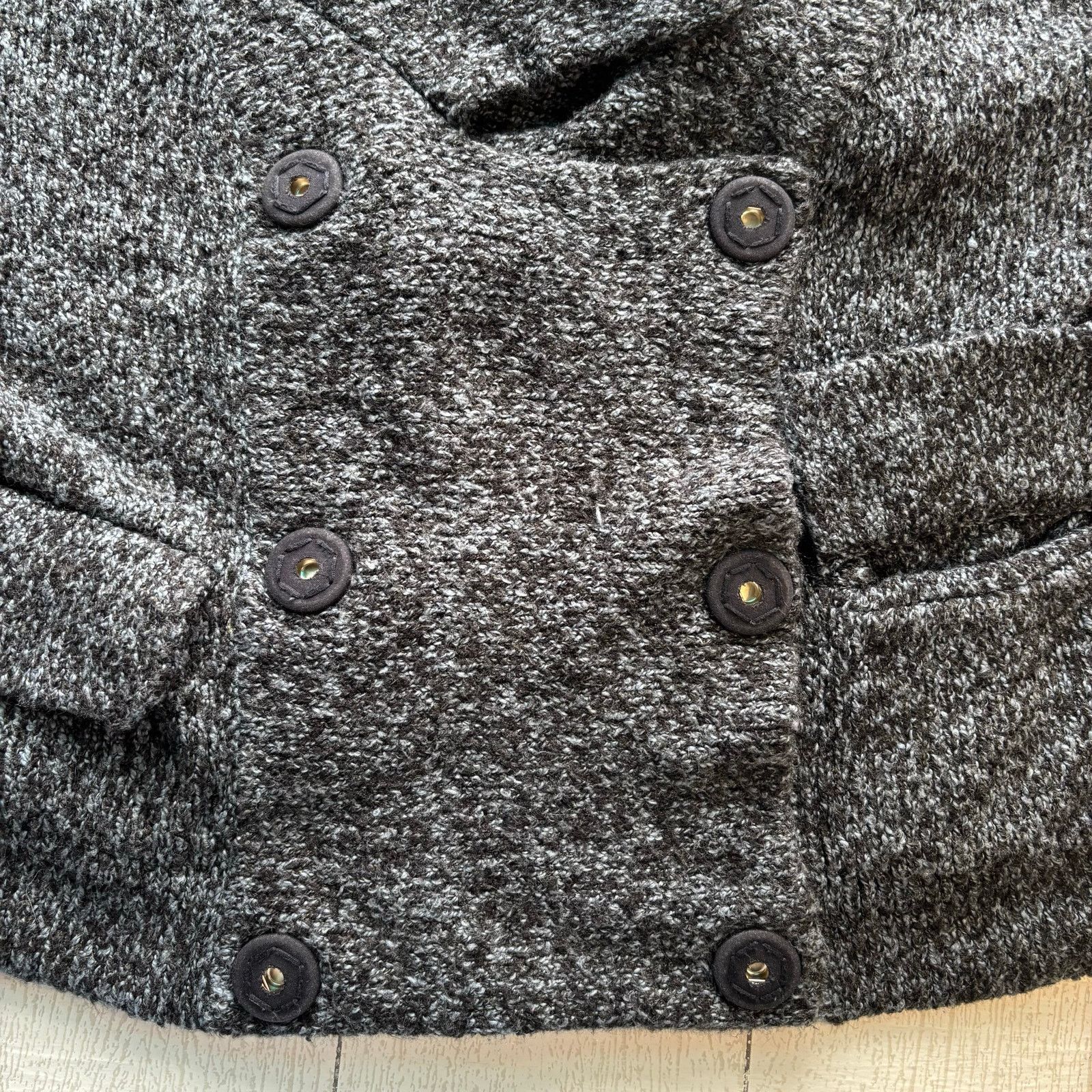 Other One Girl Who Double Breasted Cardigan Sweater Bell Sleeves Size S / US 4 / IT 40 - 8 Thumbnail