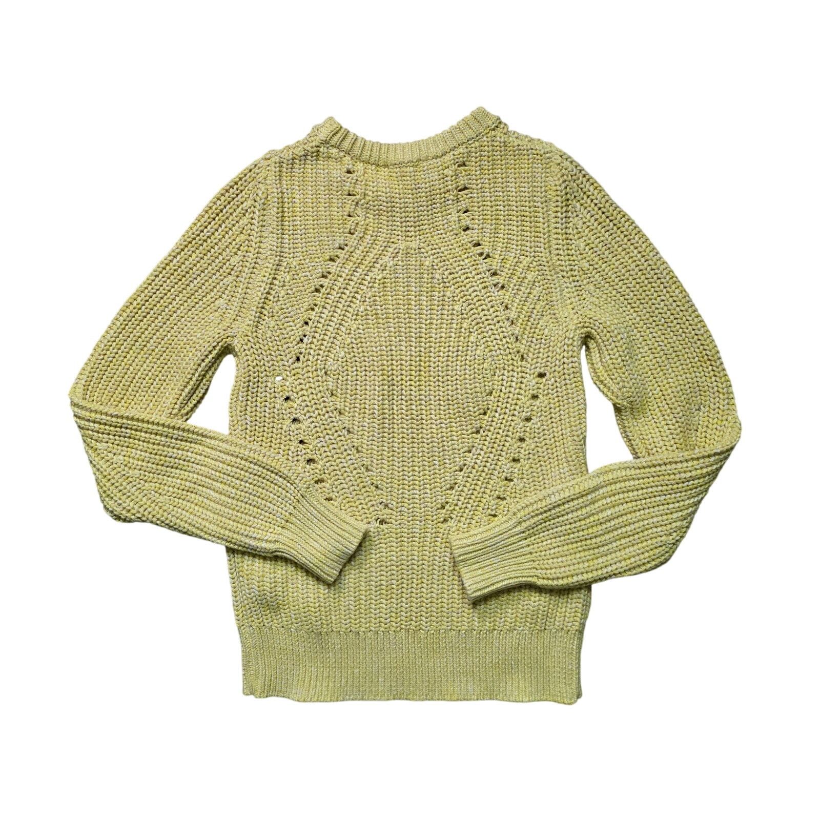 Lucky Brand Lucky Brand Pullover Sweater Women M Lemonade Cotton Knit Size M / US 6-8 / IT 42-44 - 4 Thumbnail