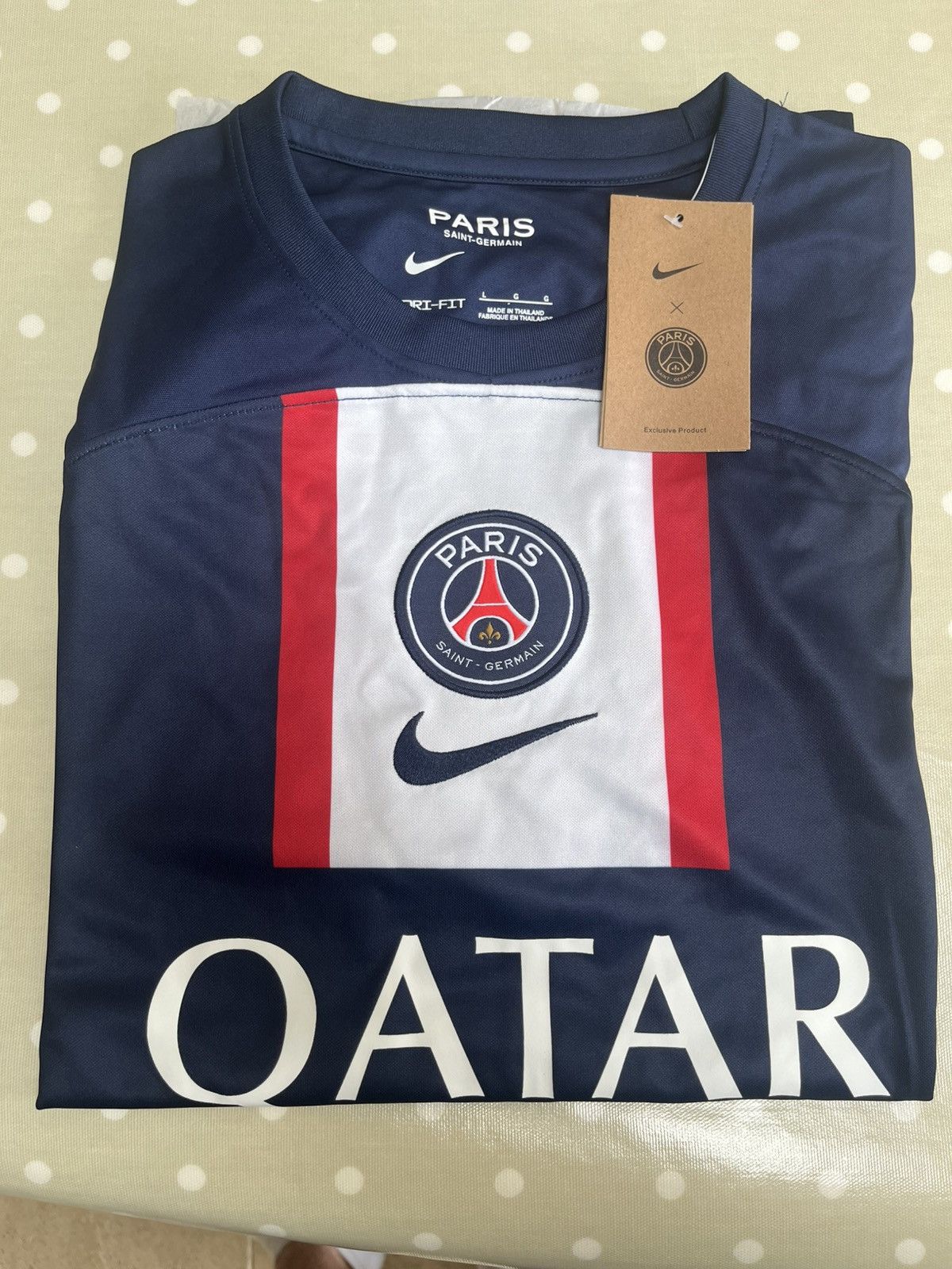 Nike PSG 22/23 Home Shirt Size US L / EU 52-54 / 3 - 5 Thumbnail