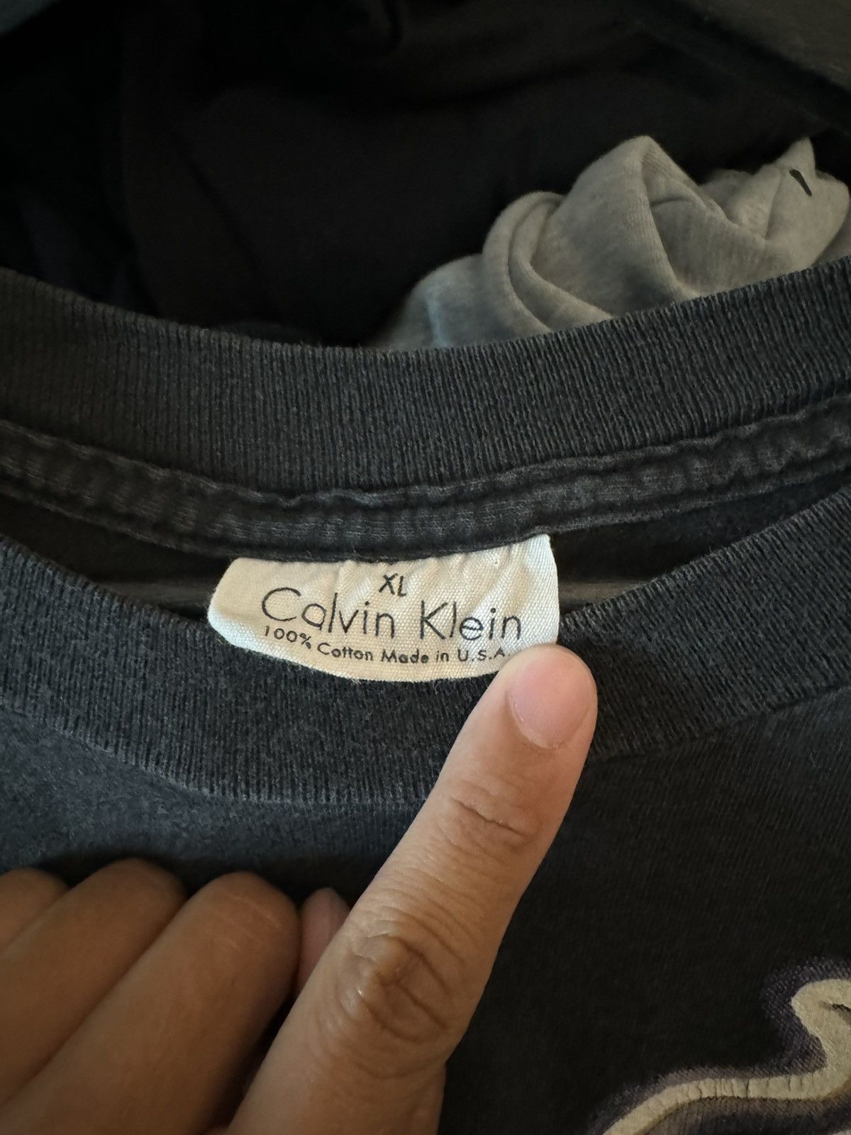 Calvin Klein × Vintage Vintage Ride to Live Live to Ride Tee Size US XL / EU 56 / 4 - 3 Thumbnail