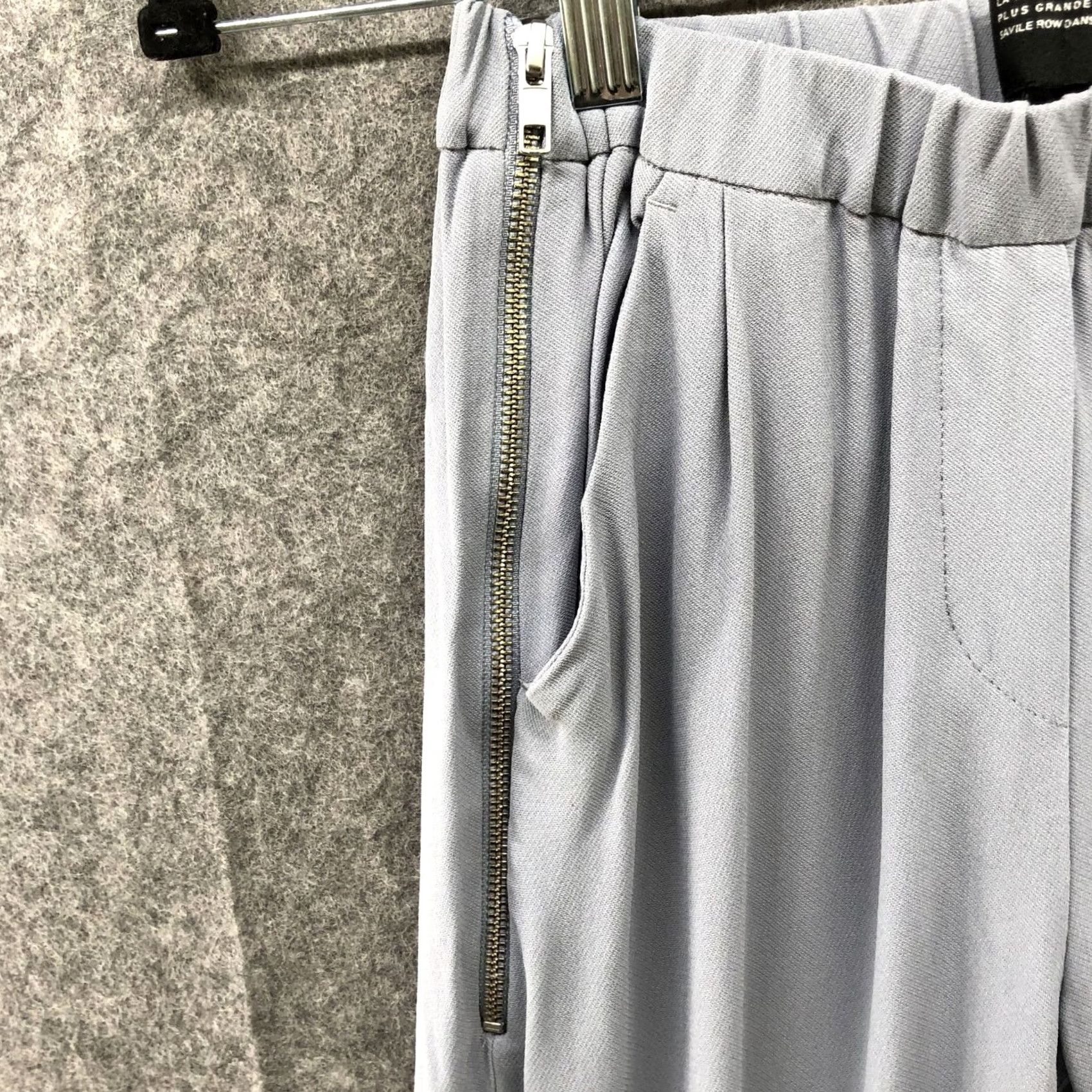 The Kooples VINTAGE The Kooples Side Zip Pants Womens 24 Dress Pants Blue Crepe Zipper Front Flat 27.5in Inseam Womens Dress Pants FP621 Size 42" / US 20 - 5 Thumbnail