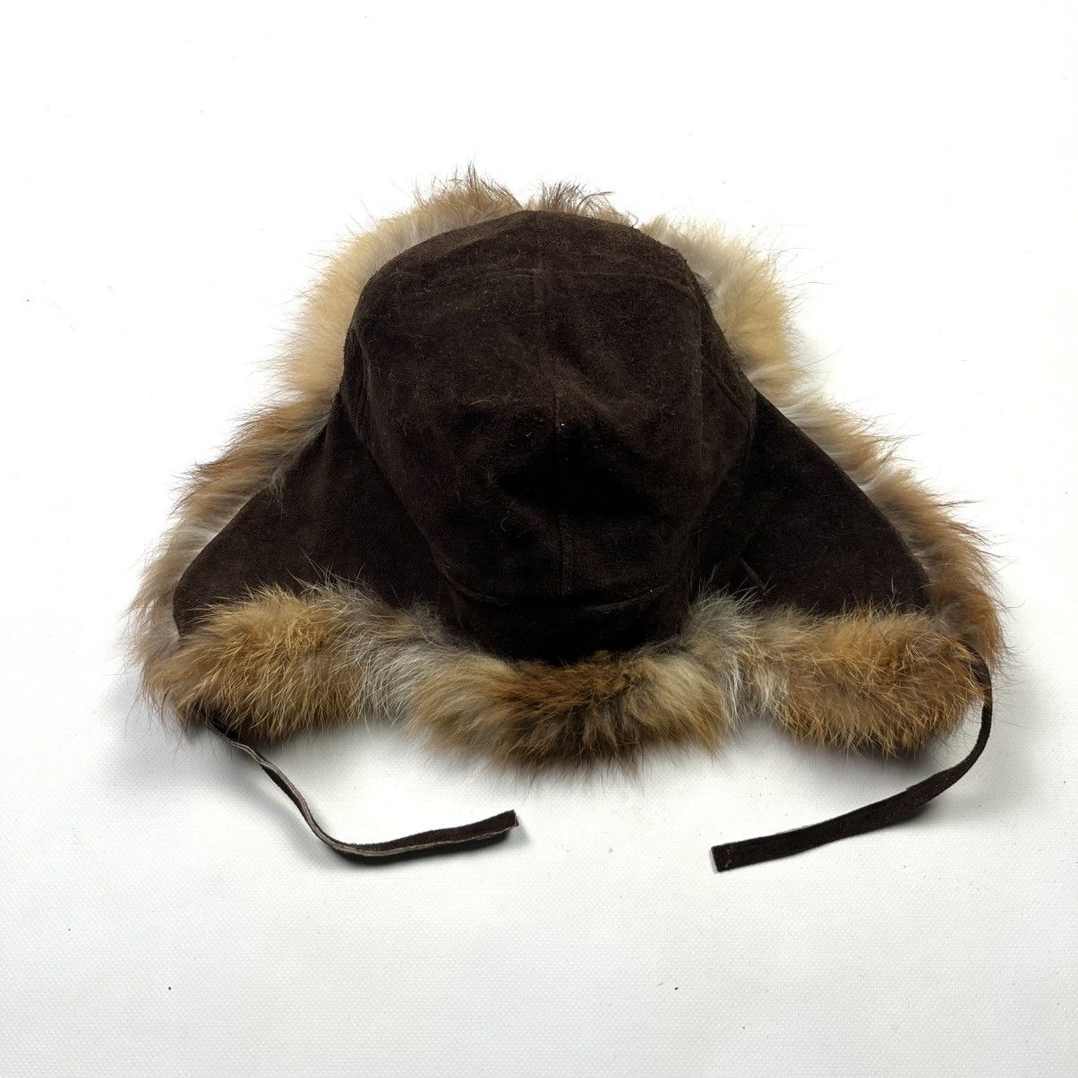 Hysteric Glamour 🦊 Y2K Faux Fur Ushanka Vintage Fuzzy Warm Trapper Hat Size ONE SIZE - 4 Thumbnail