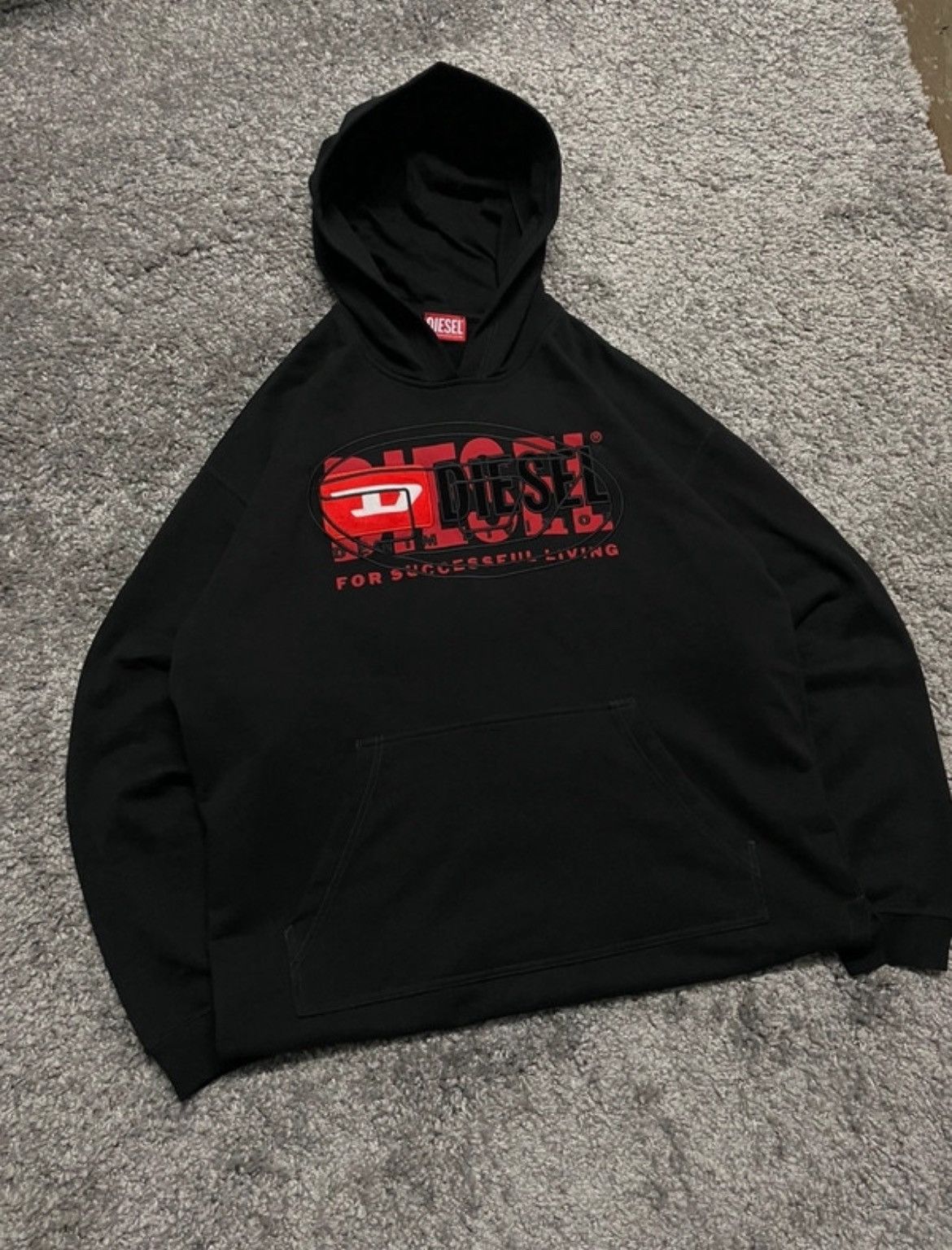 Diesel Diesel S-Baxt hoodie with embroidered logo Size US XL / EU 56 / 4 - 5 Thumbnail