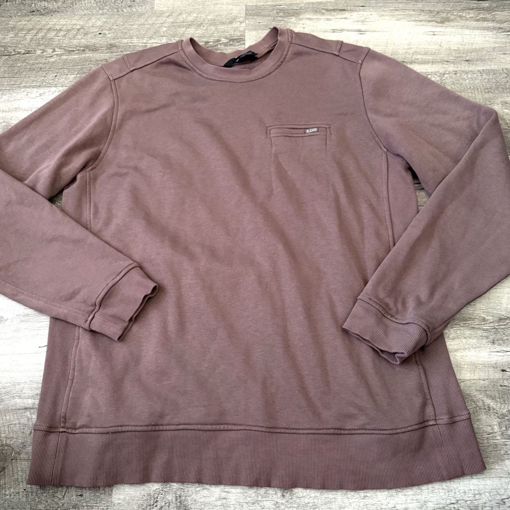 Vintage 5.11 Tactical Fleece Sweatshirt Mens XL Mauve Crewneck Pullover 72233 Size US XL / EU 56 / 4 - 3 Thumbnail