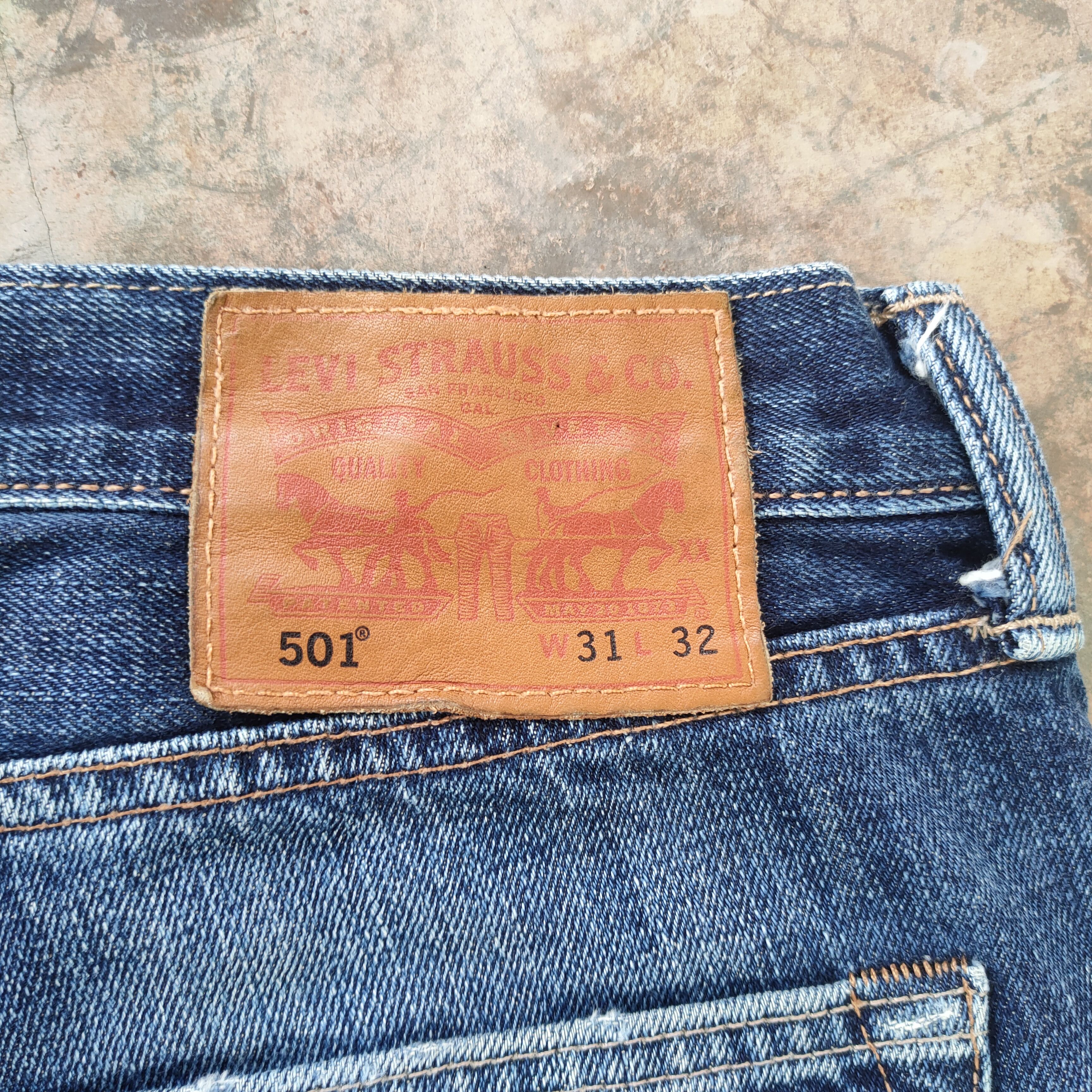 Levi's W32 LEVI'S 501 FADED JEANS DENIM PANTS Size US 32 / EU 48 - 14 Thumbnail