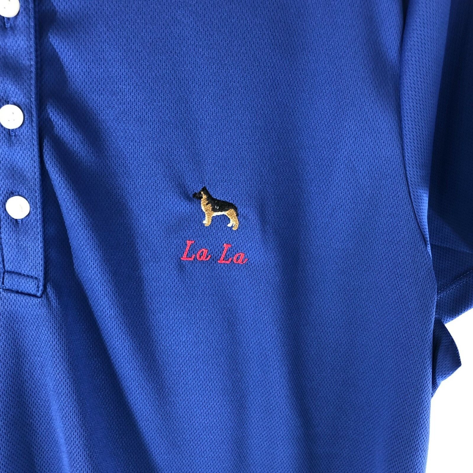 Lands' End Lands End Womens Polo Shirt Top Short Sleeve Embroidered Ger Size L / US 10 / IT 46 - 2 Thumbnail