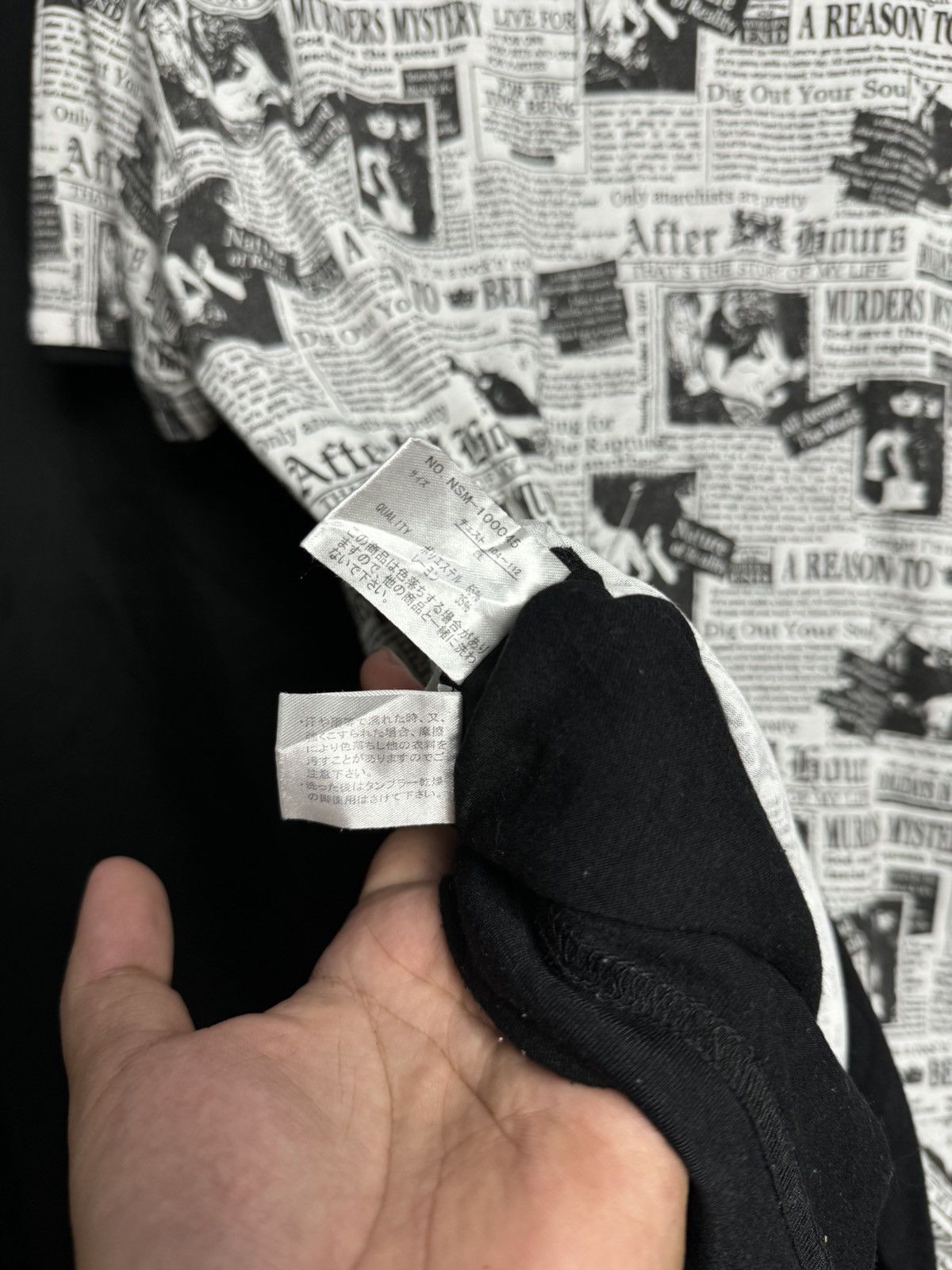 Hysteric Glamour × If Six Was Nine × Japanese Brand Detective Struct Double Layer Newspapers Rockers Size US L / EU 52-54 / 3 - 9 Thumbnail