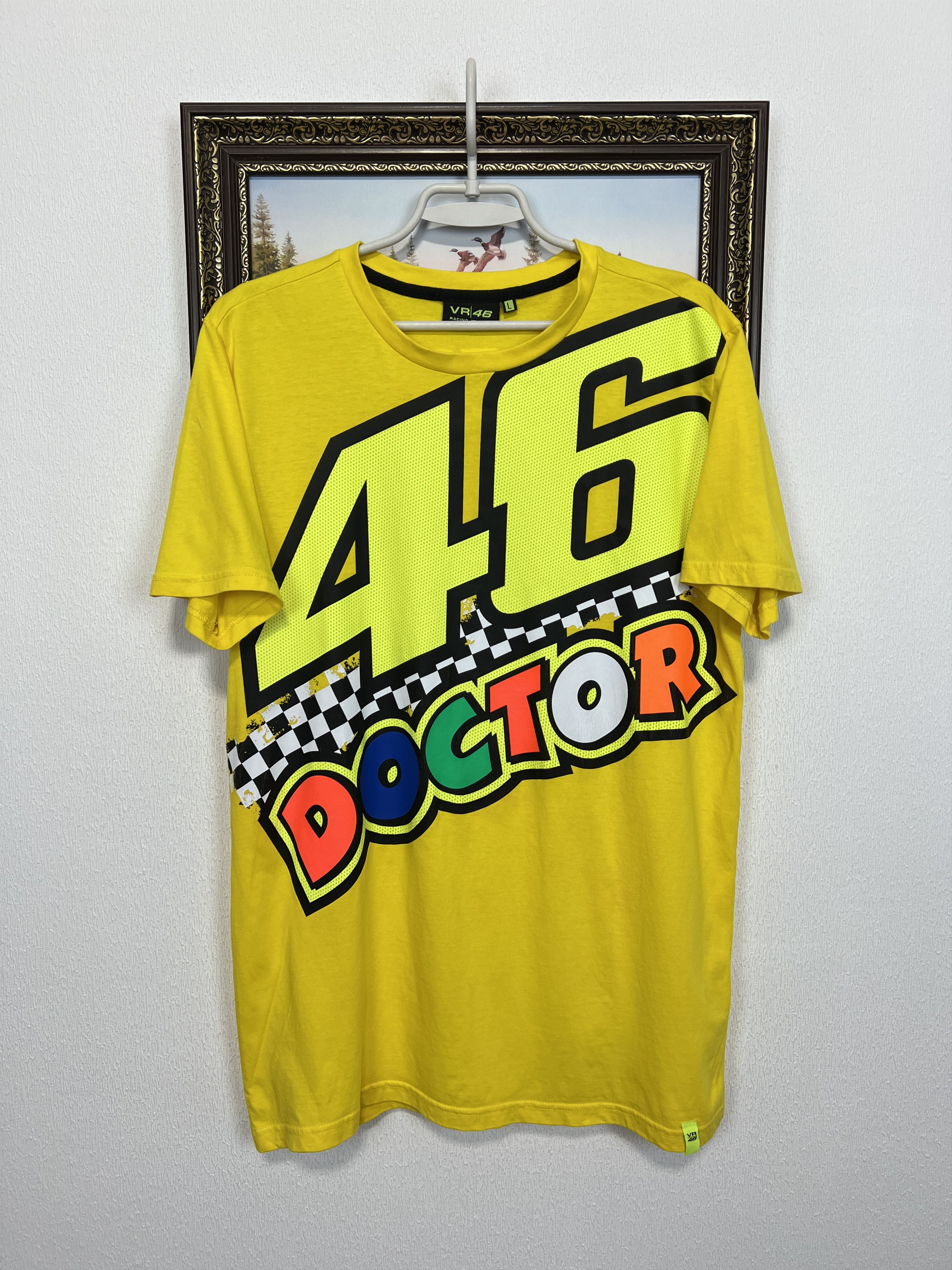 Vintage Valentino 46 The Doctor Sun Racing Yamaha Jersey Shirt Size US L / EU 52-54 / 3 - 1 Thumbnail