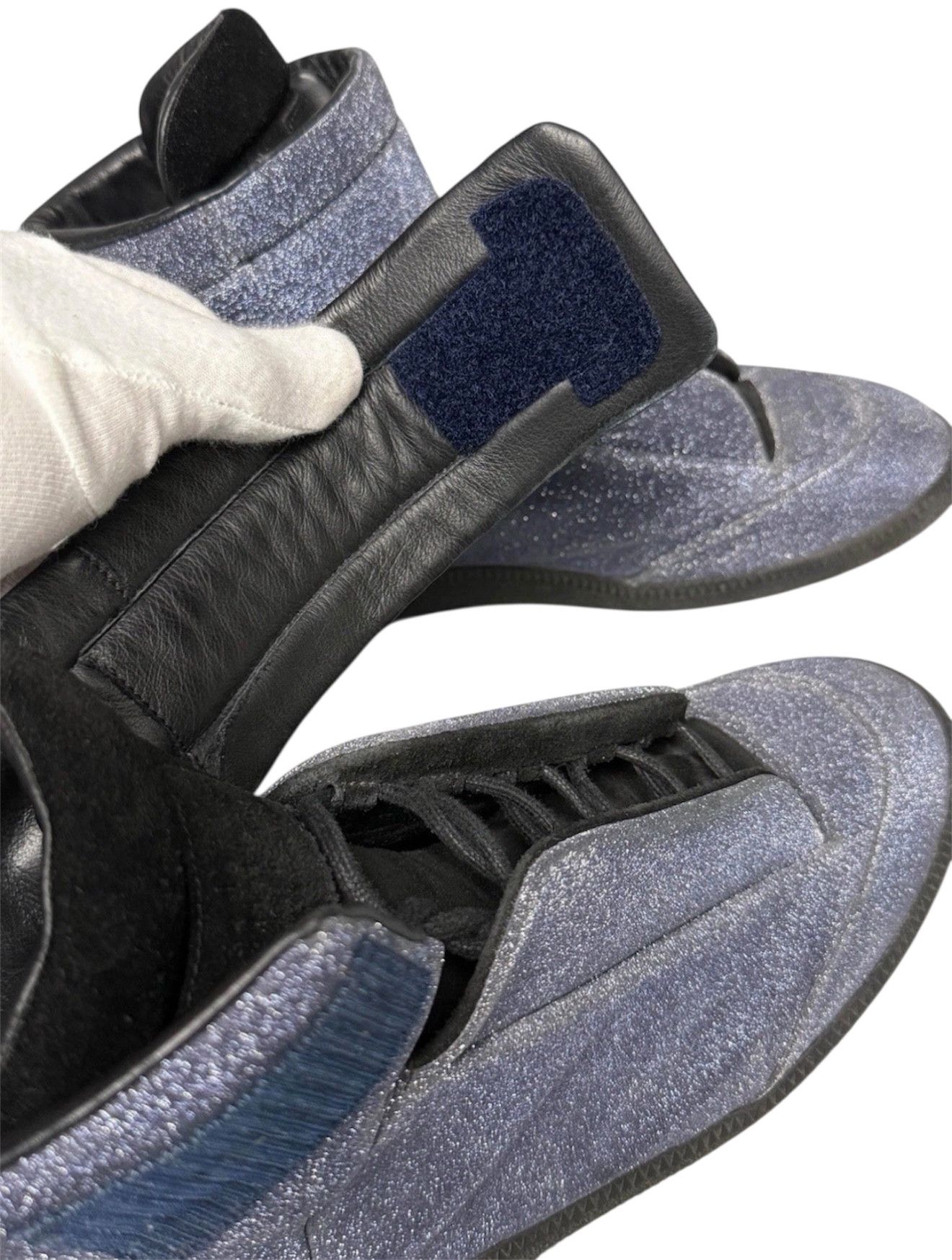 Maison Margiela Maison Margiela Future High Glitter Blu Scuro Size US 8 / EU 41 - 5 Thumbnail