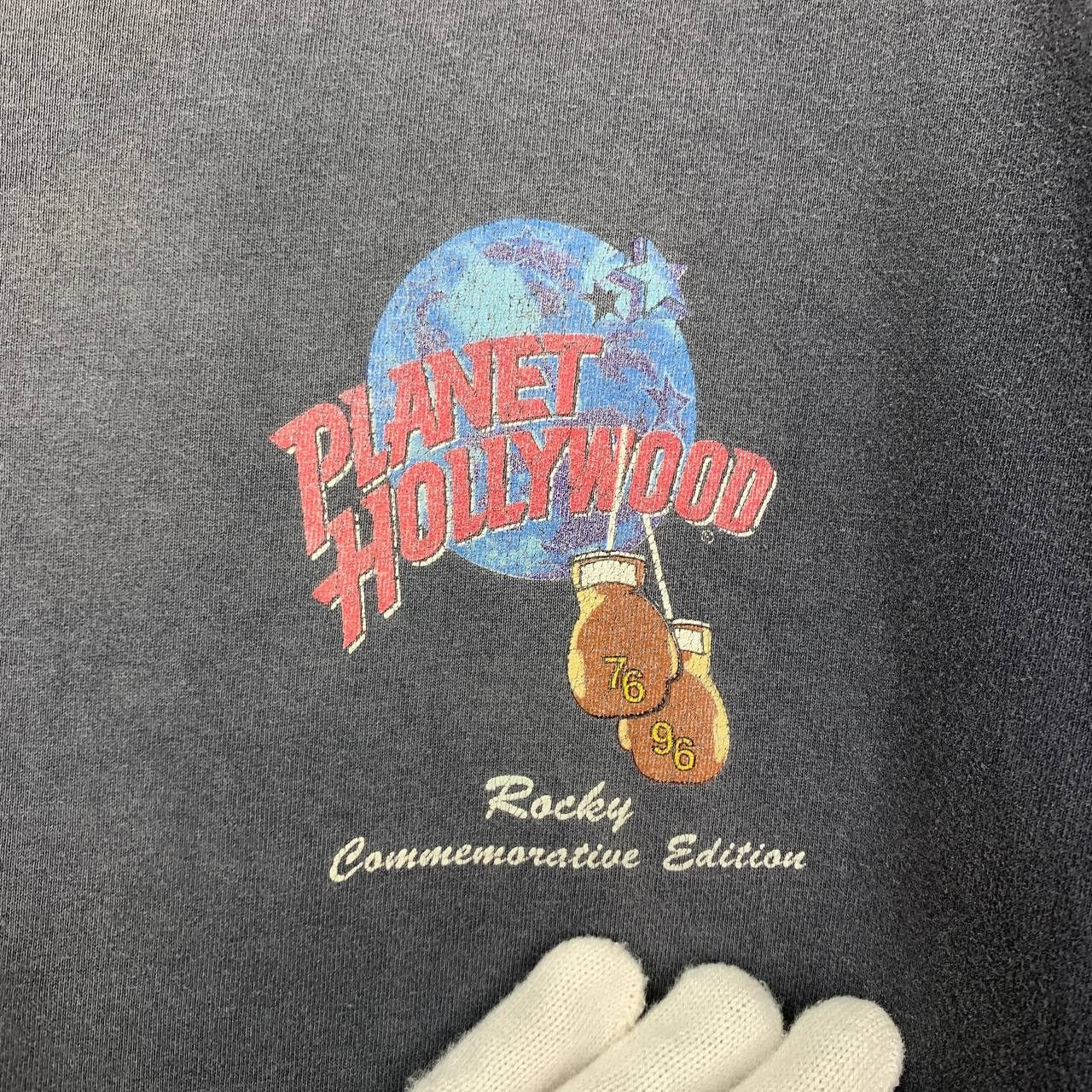 Planet Hollywood 90s Vintage ROCKY 20TH EDITION Crew Neck T Shirt #2443/AJ Size US XL / EU 56 / 4 - 4 Thumbnail