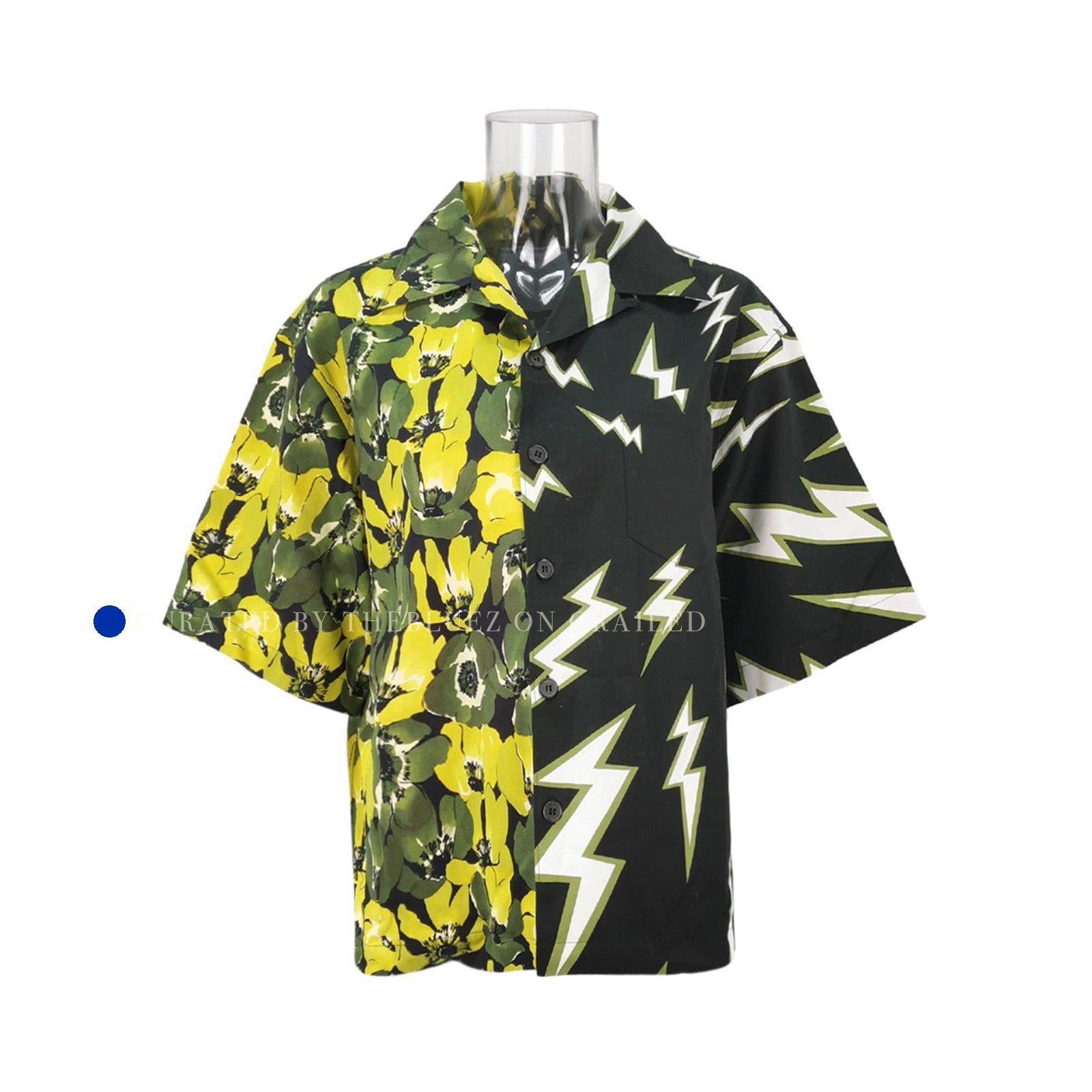 Prada Lightning Floral Button-Up Shirt Size US M / EU 48-50 / 2 - 1 Thumbnail