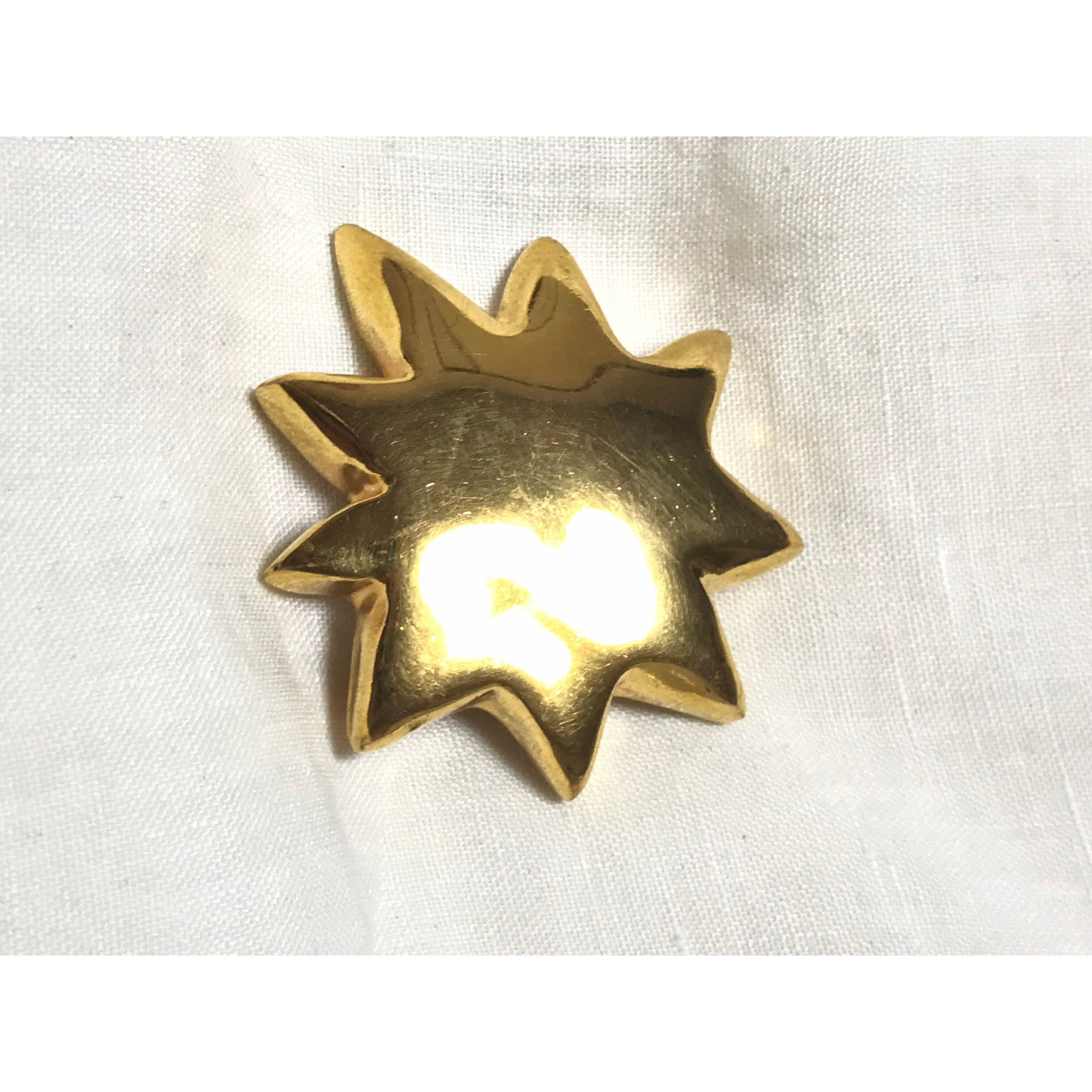 Christian Lacroix Vintage Christian Lacroix golden start shape brooch, hat pin Size ONE SIZE - 4 Thumbnail