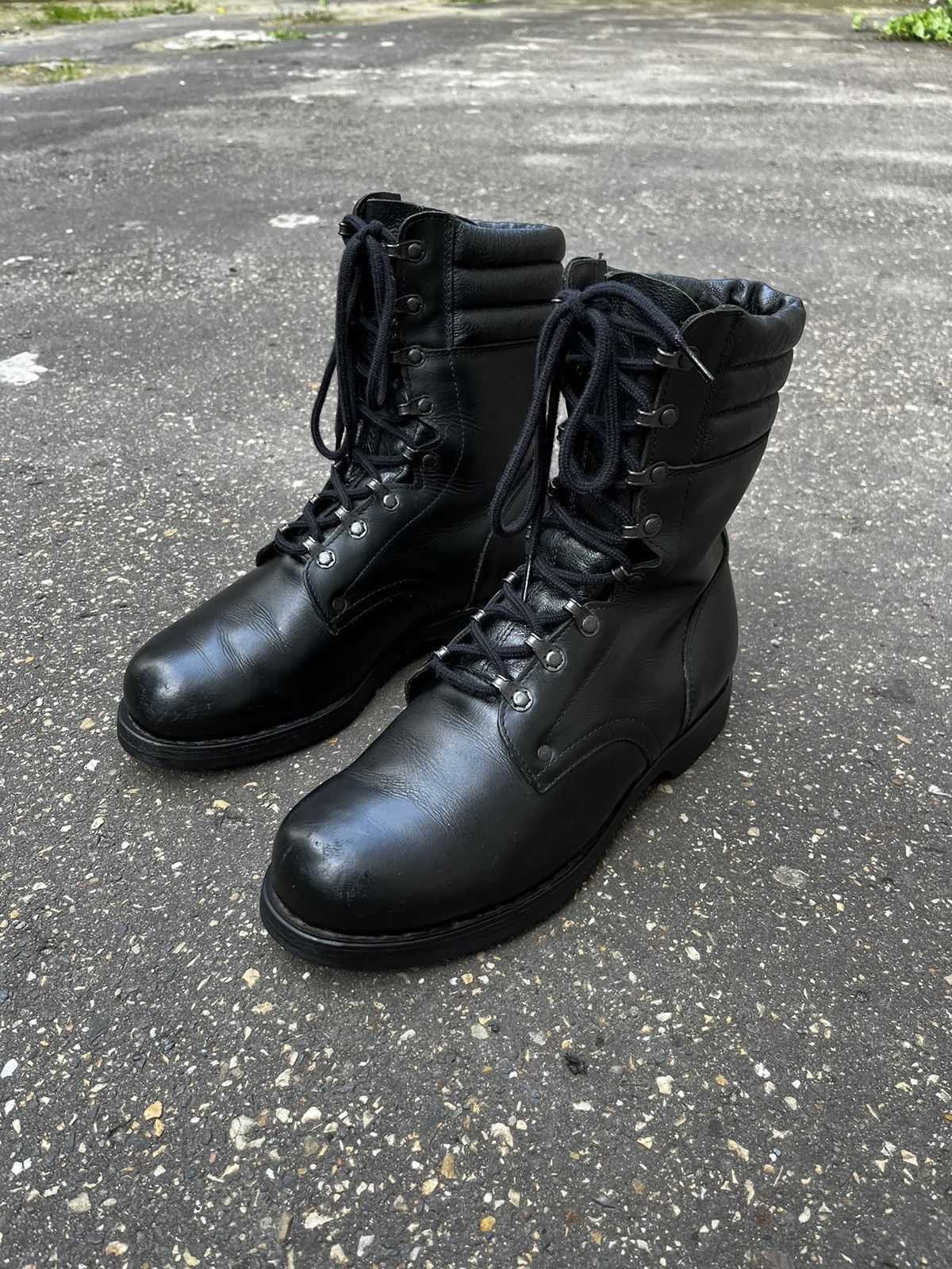 Other 80s Polish Military / Workwear Combat Boots Vintage Bunny Size US 10 / EU 43 - 10 Thumbnail