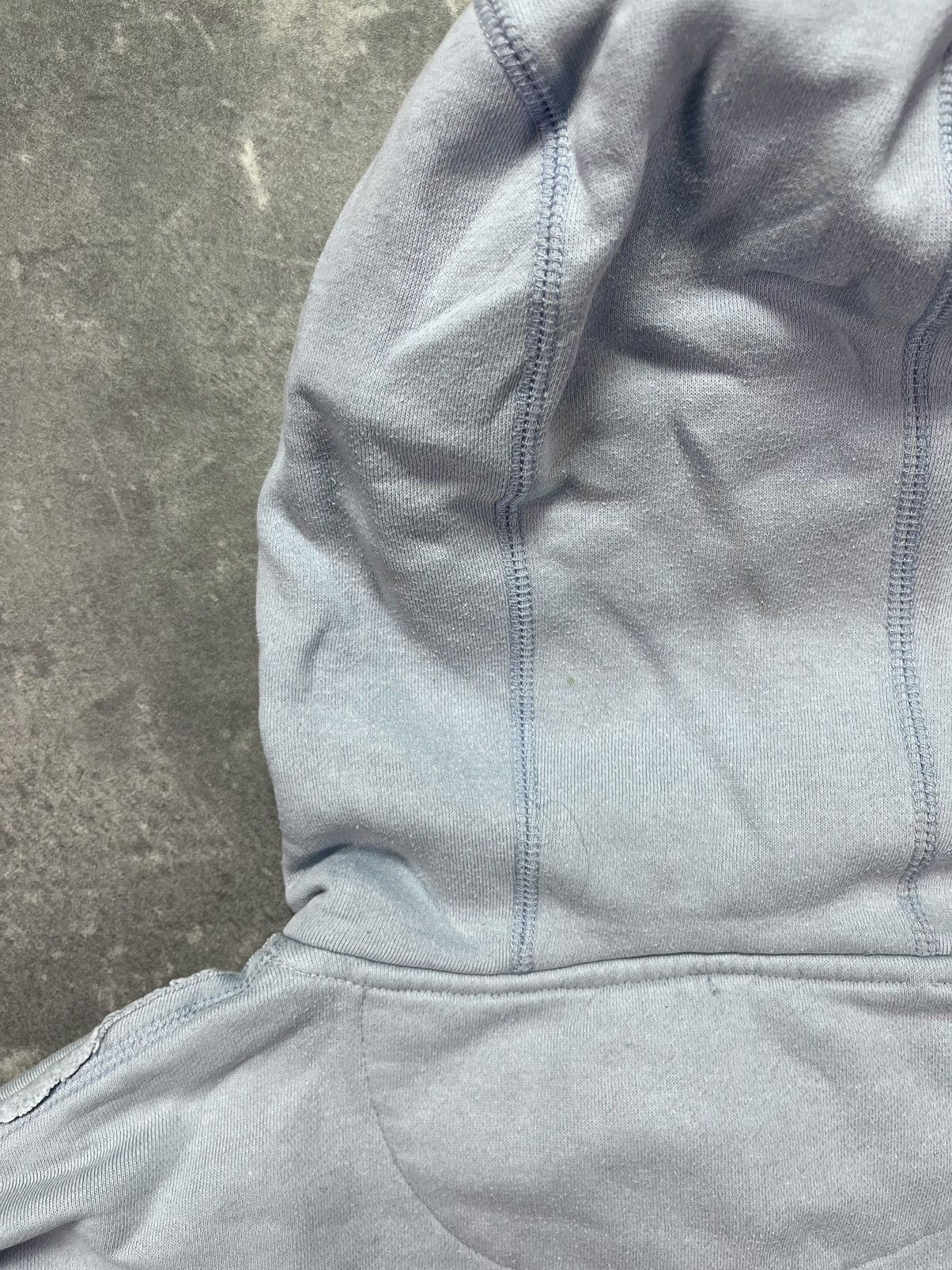 Ecko Unltd. Ecko Unltd. Embroidered Logo Baby Blue Baggy Zip Hoodie L XL Size US L / EU 52-54 / 3 - 15 Thumbnail