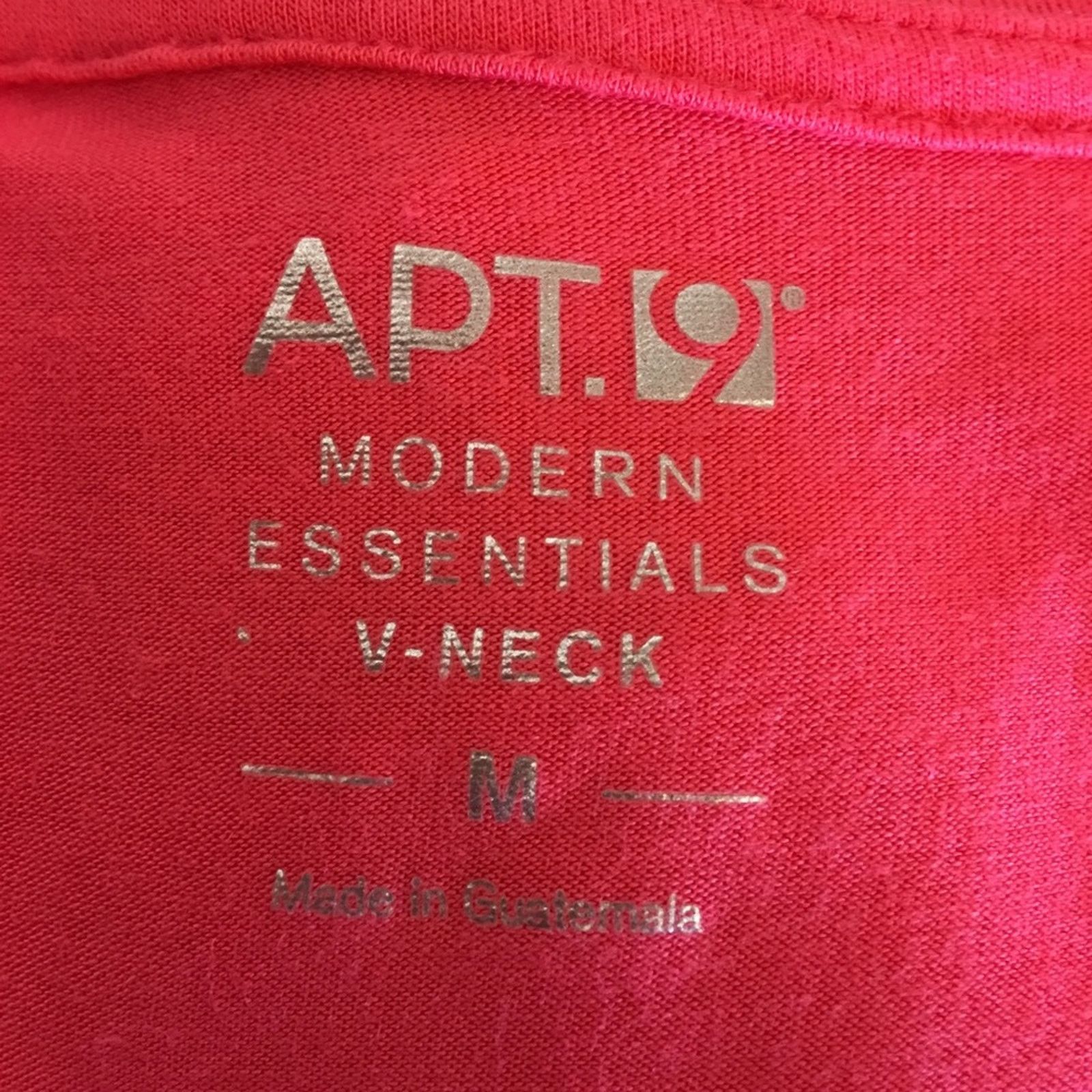 Apt. 9 APT 9 bubble gum pink v neck tee shirt sleeve M Size M / US 6-8 / IT 42-44 - 6 Thumbnail