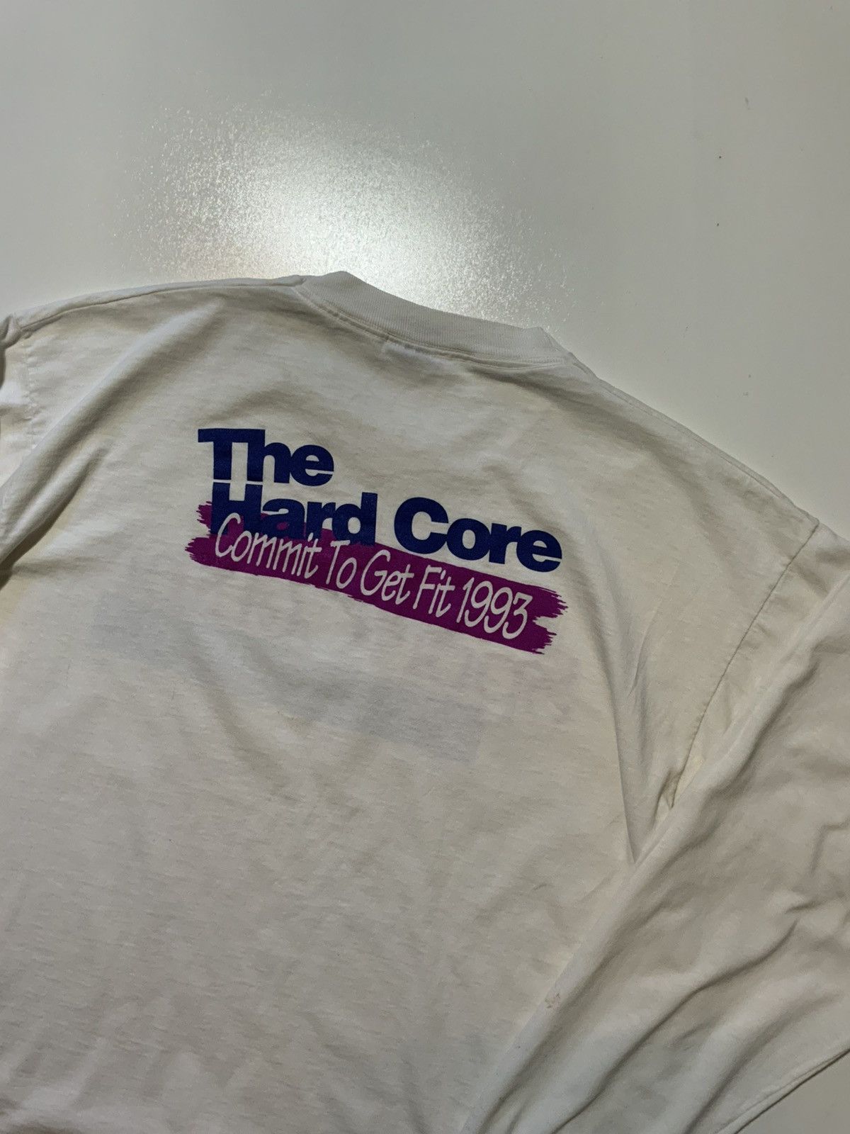 Vintage VTG SportCenter The Hardcore Commit To Get Fit T-shirt Size US XL / EU 56 / 4 - 5 Thumbnail