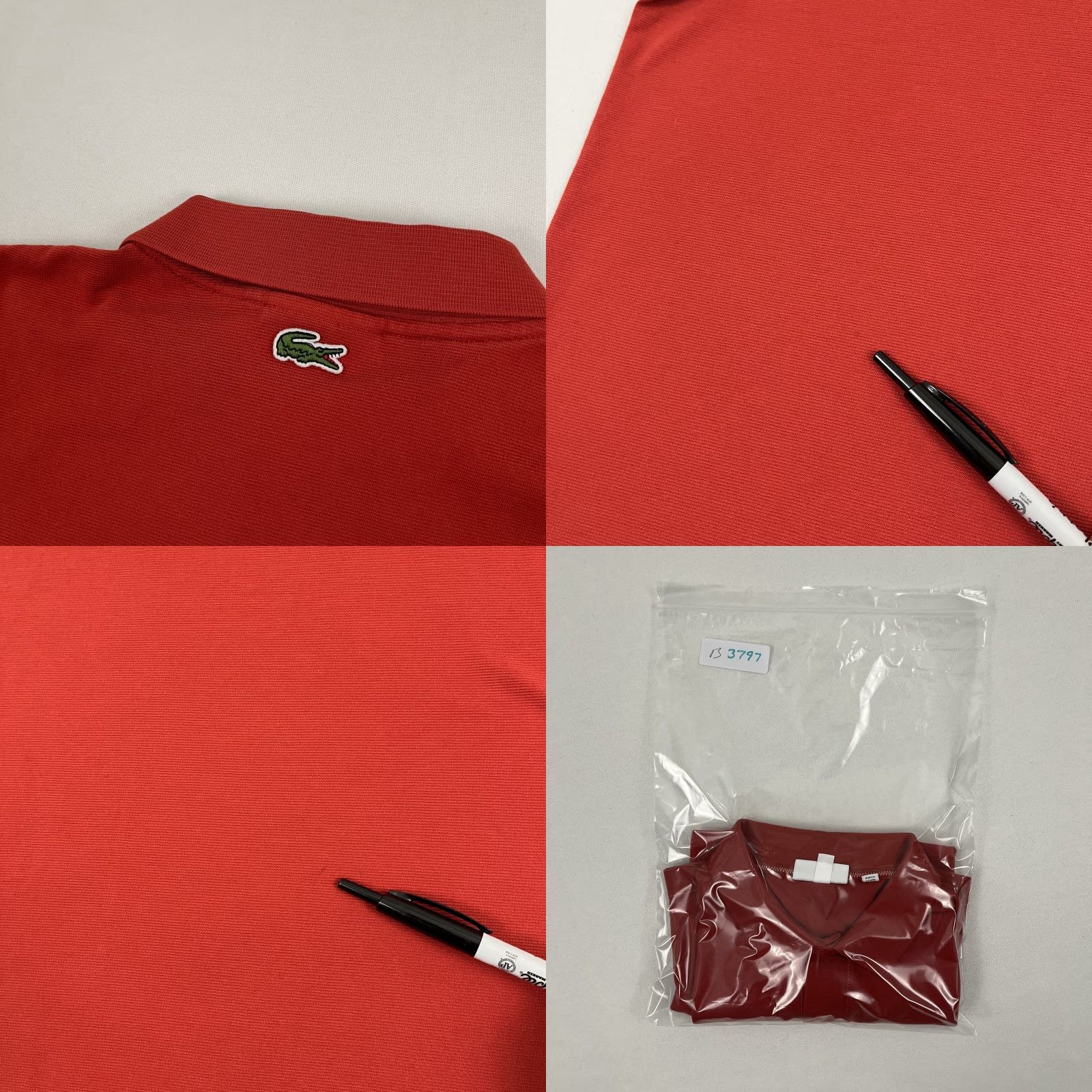 Lacoste Lacoste Polo Shirt Mens Size M Red 27 Logo Cotton Preppy Tennis Active Polo Shirt Mens Regular Size M Red Lacoste Logo Sports Classic Shirt Size US M / EU 48-50 / 2 - 8 Thumbnail