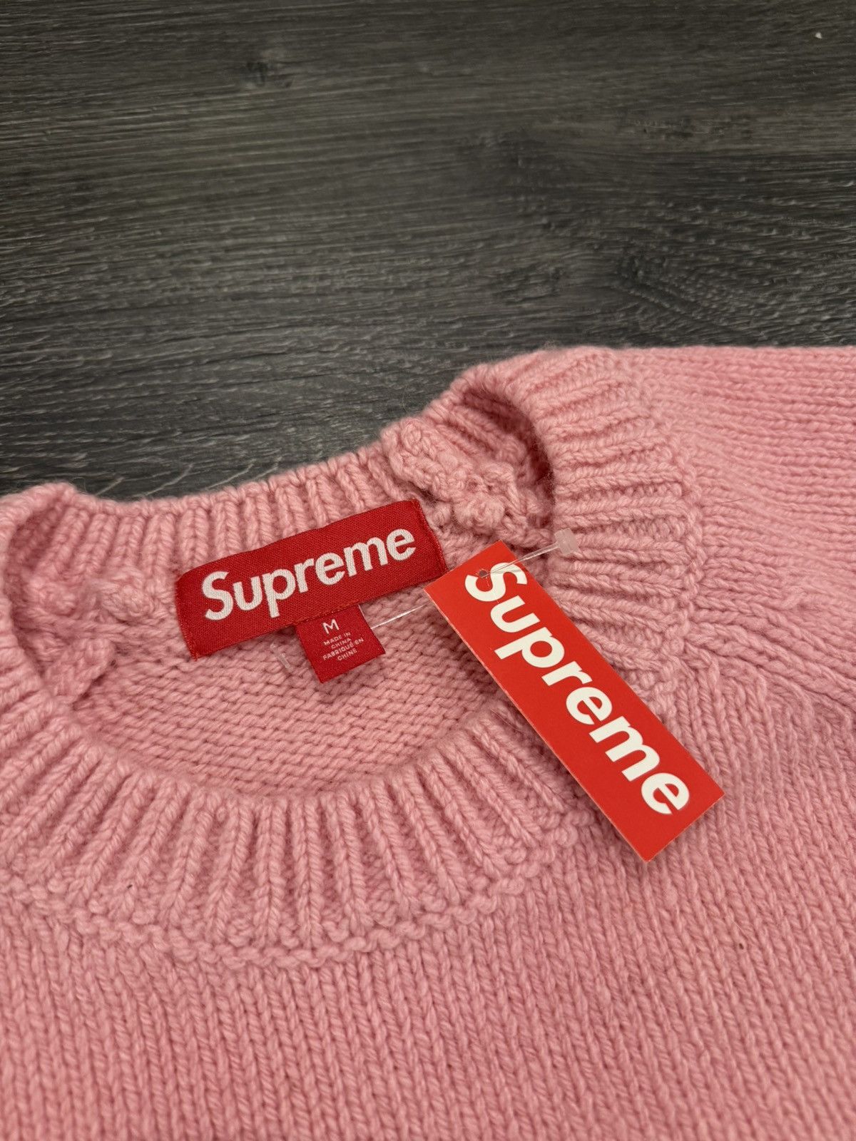 Supreme Supreme Flocked Logo Sweater | Grailed Supreme Supreme Flocked Logo Sweater | Grailed