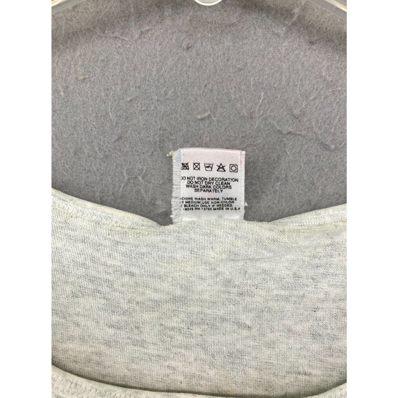 Fruit Of The Loom VINTAGE Tucker Jones Mes Tanktop XL Gray USA MADE Fruit of the Loom Graphic Print T-Shirt Men XL Gray USA Vintage Size US XL / EU 56 / 4 - 6 Thumbnail