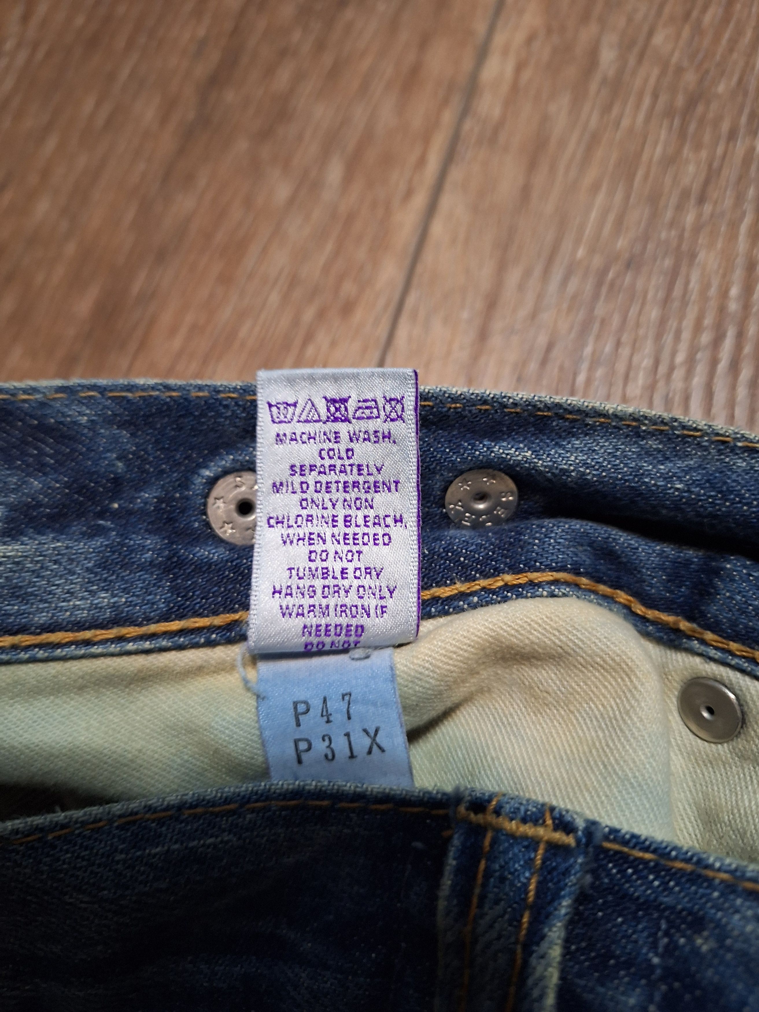 Prps Prp vintage raw selvedge denim Size US 33 - 7 Thumbnail