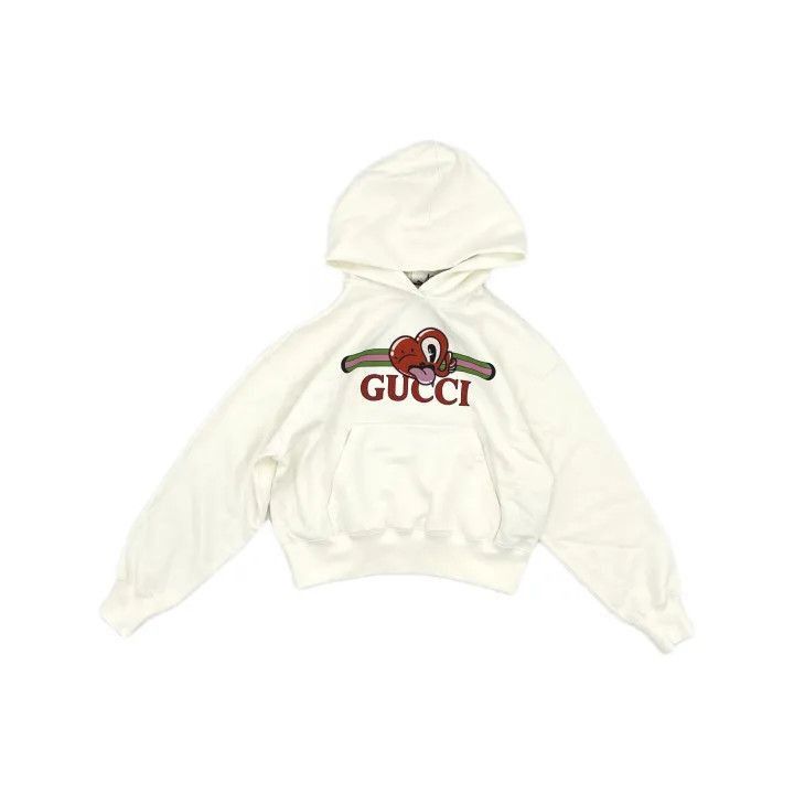Gucci Gucci SS24 Letter Heart Graphic Hoodie-2507 Size XXS / US 00 / IT 34 - 8 Thumbnail