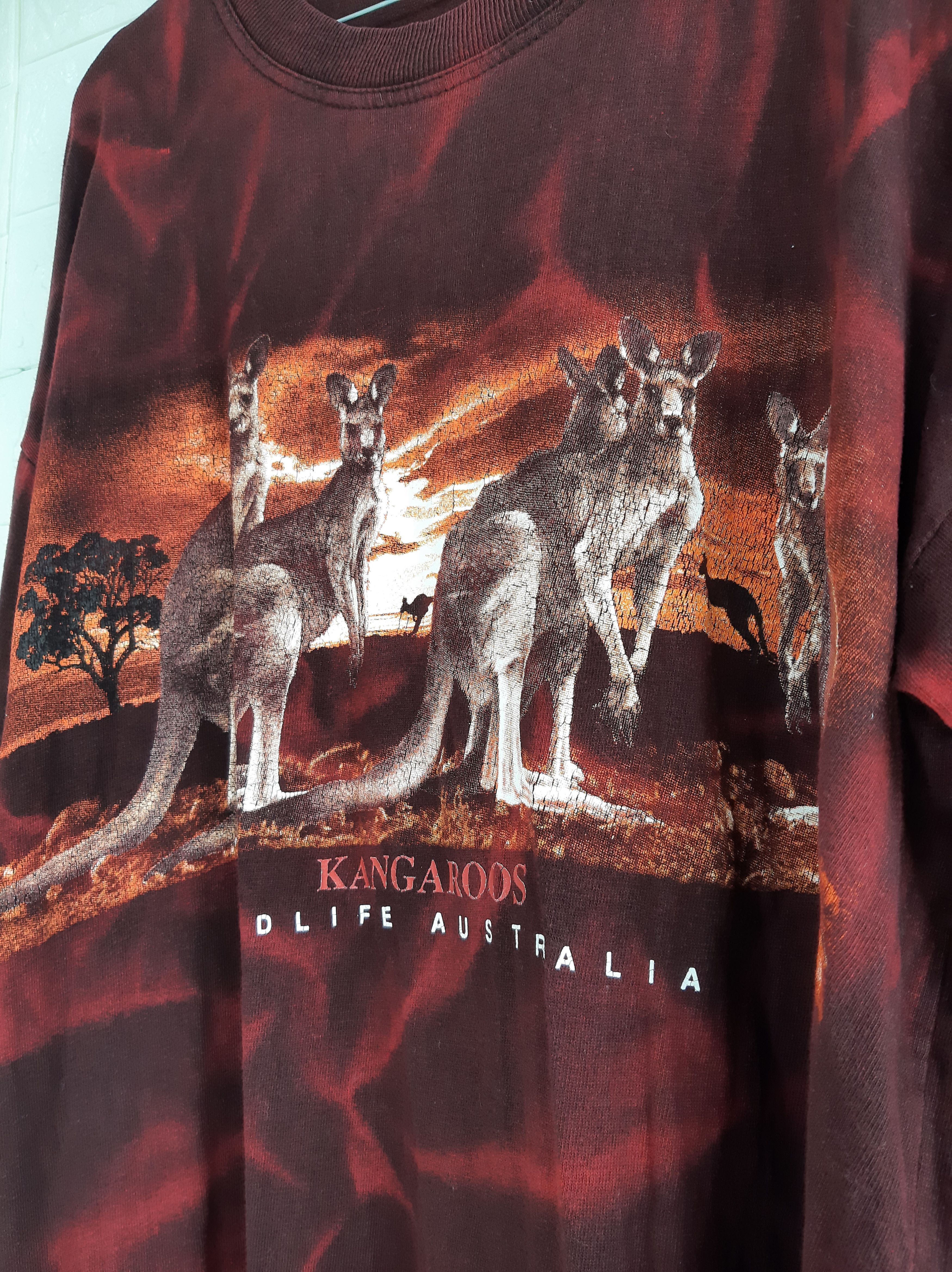 Vintage Vintage Kangaroo Australia Tie dye Habitat t shirt Size US L / EU 52-54 / 3 - 5 Thumbnail