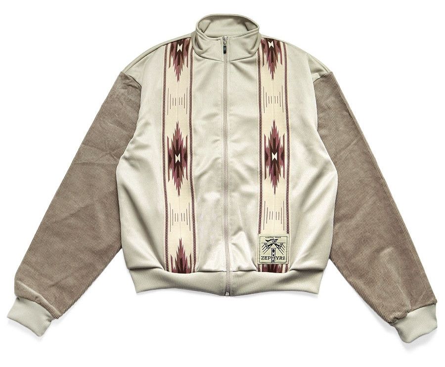 Kapital KAPITAL smooth jersey KOCHI & ZEPHYR track jacket beige M Size US M / EU 48-50 / 2 - 1 Thumbnail