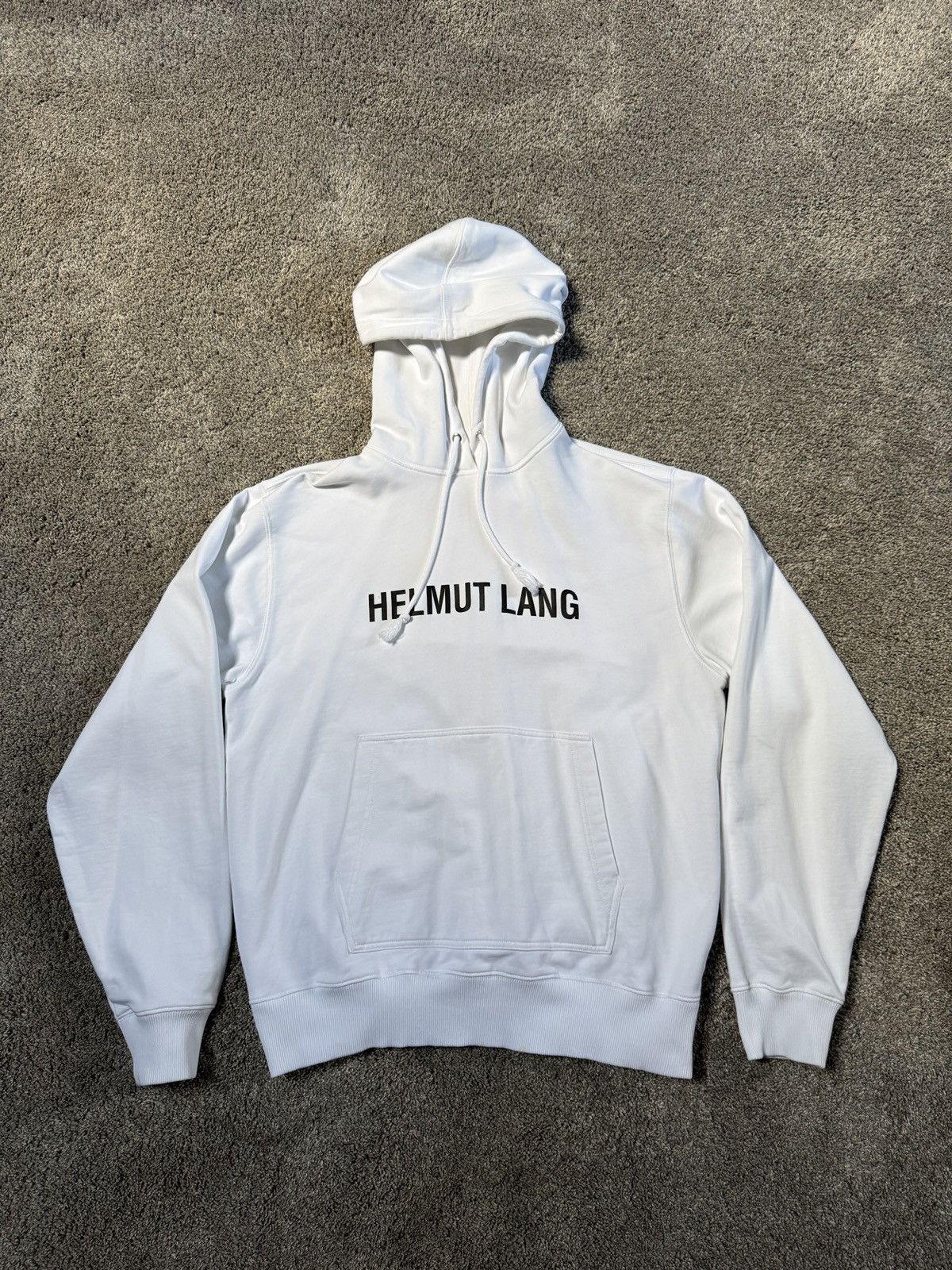 Helmut Lang Helmut Lang Core Logo Hoodie Size US L / EU 52-54 / 3 - 1 Thumbnail